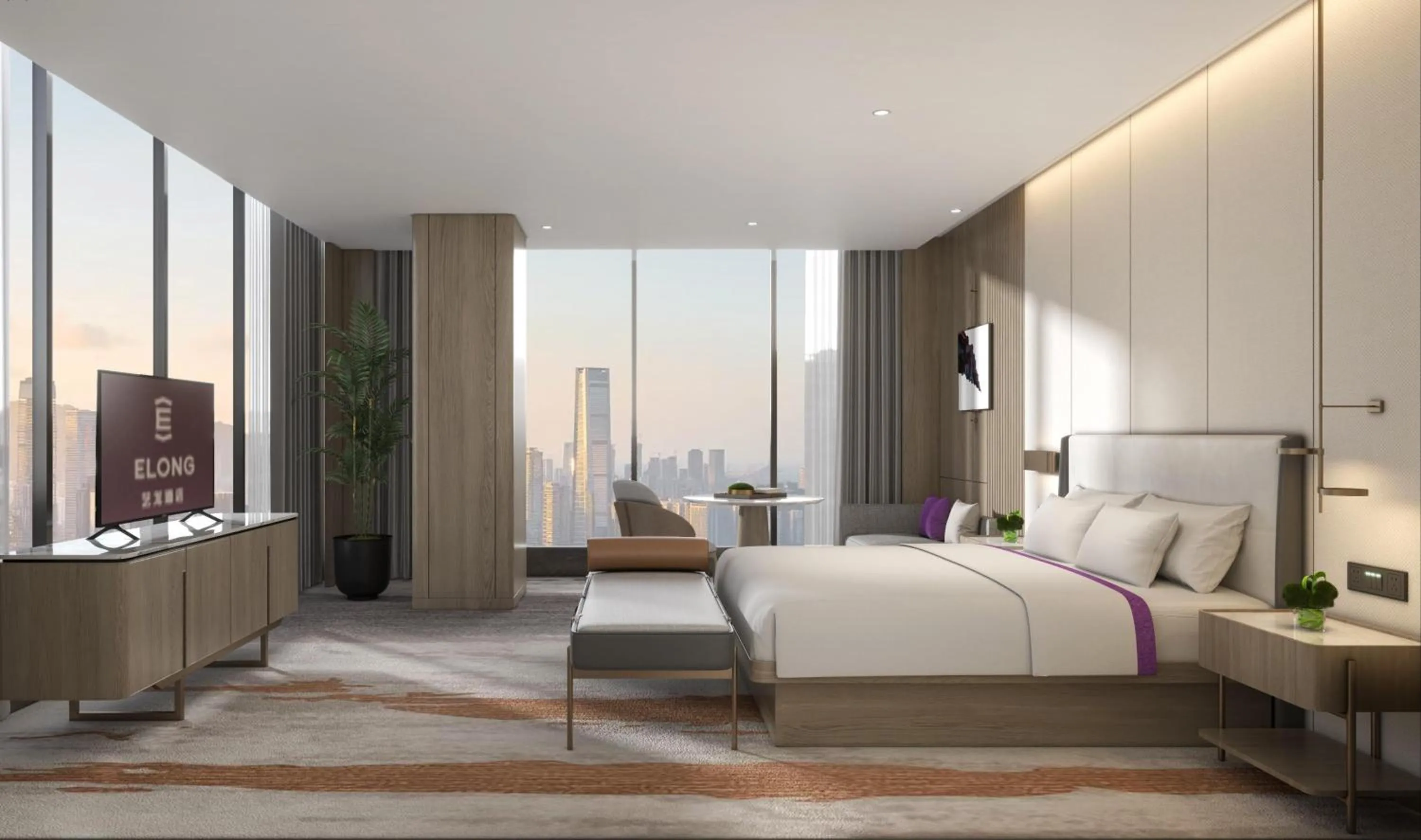 Bed in Elong Hotel Jakarta PIK