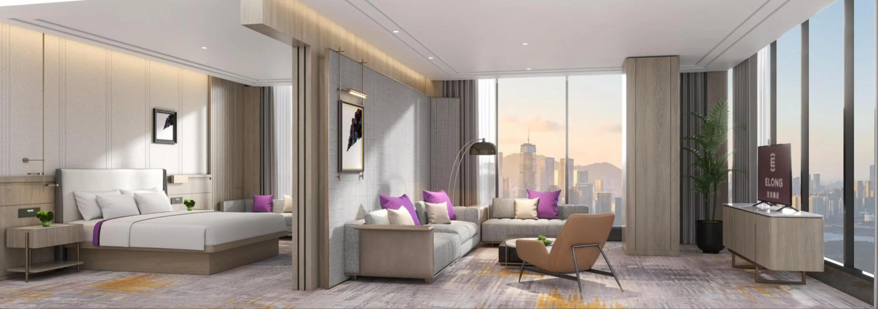 Bed in Elong Hotel Jakarta PIK