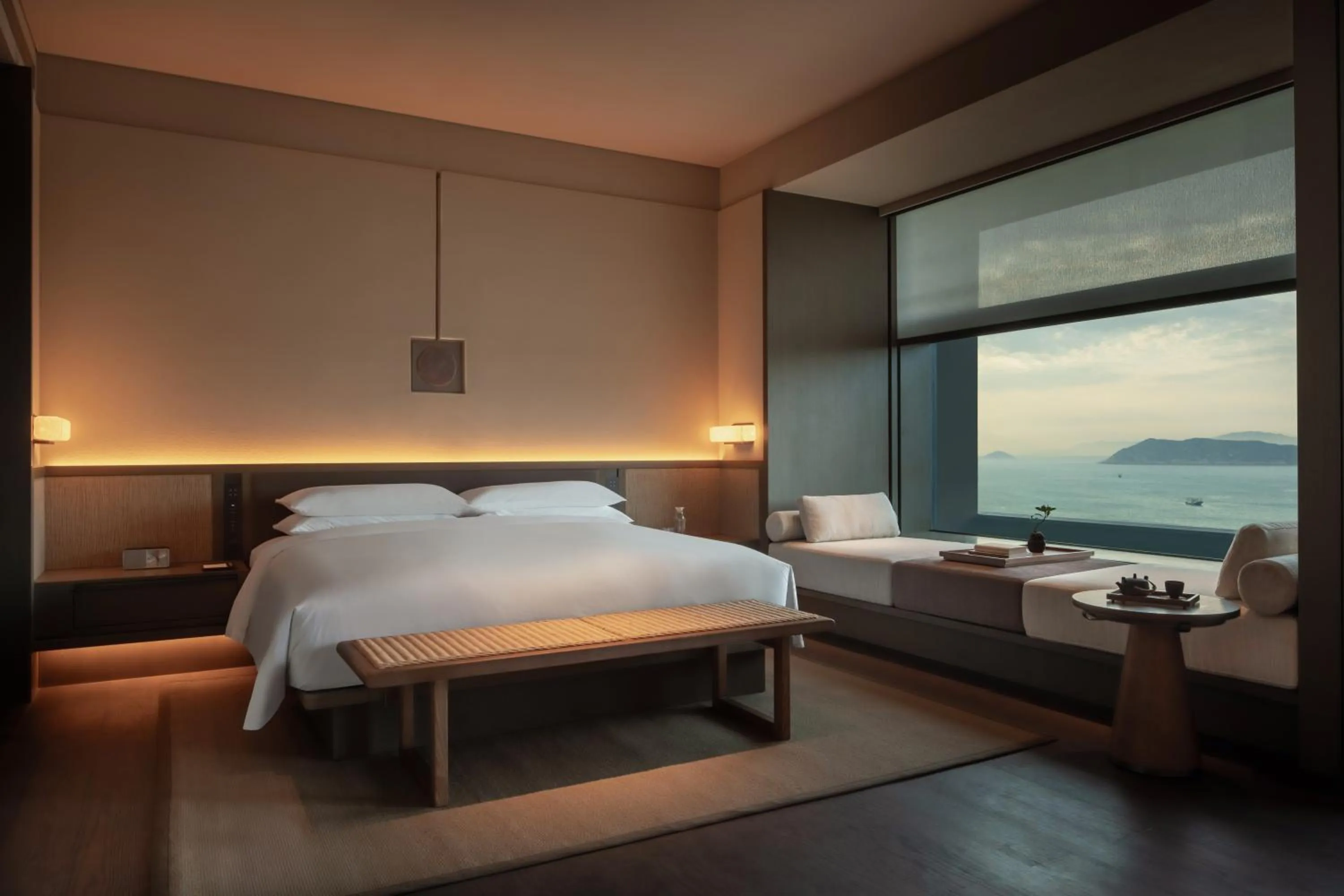 Bedroom, Bed in Alila Dong'Ao Island Zhuhai