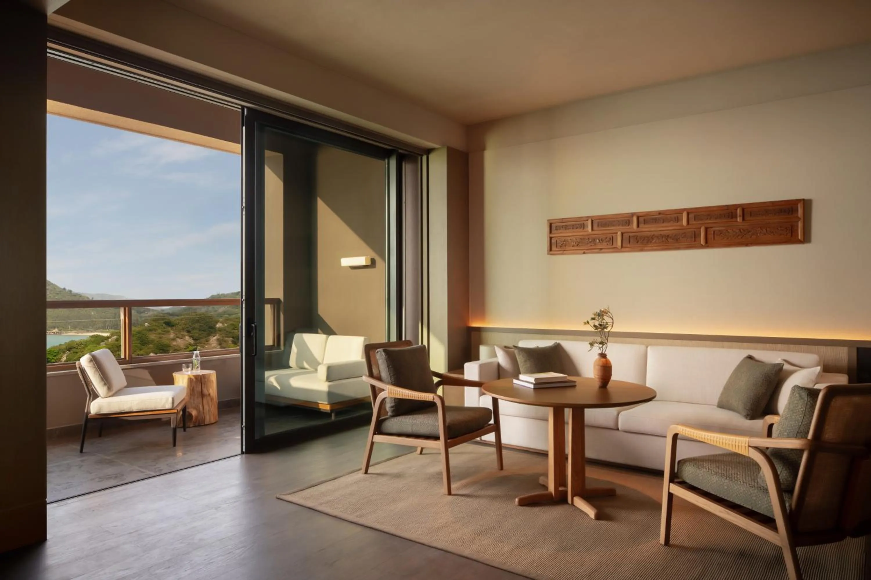 Living room in Alila Dong'Ao Island Zhuhai