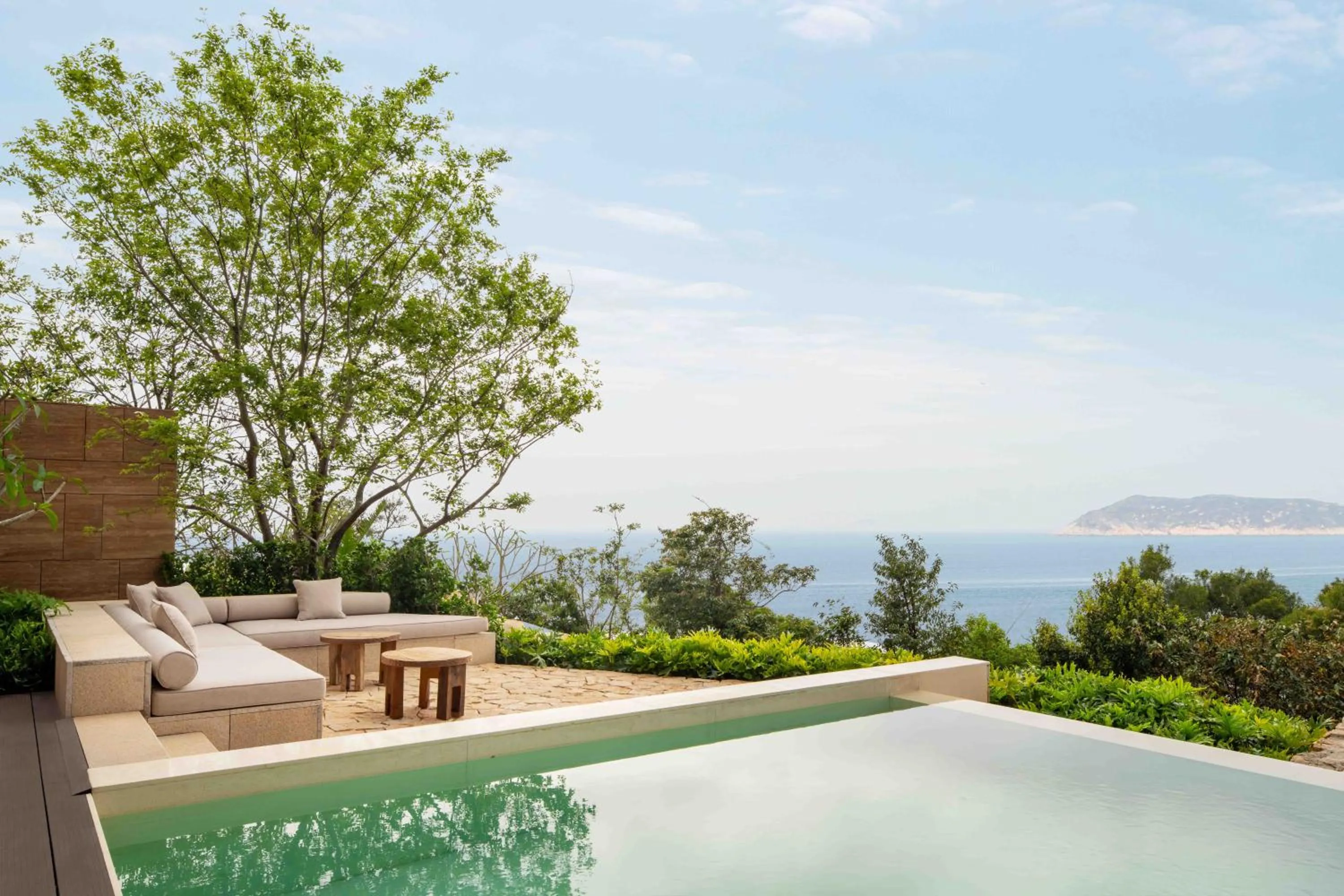 Pool view in Alila Dong'Ao Island Zhuhai