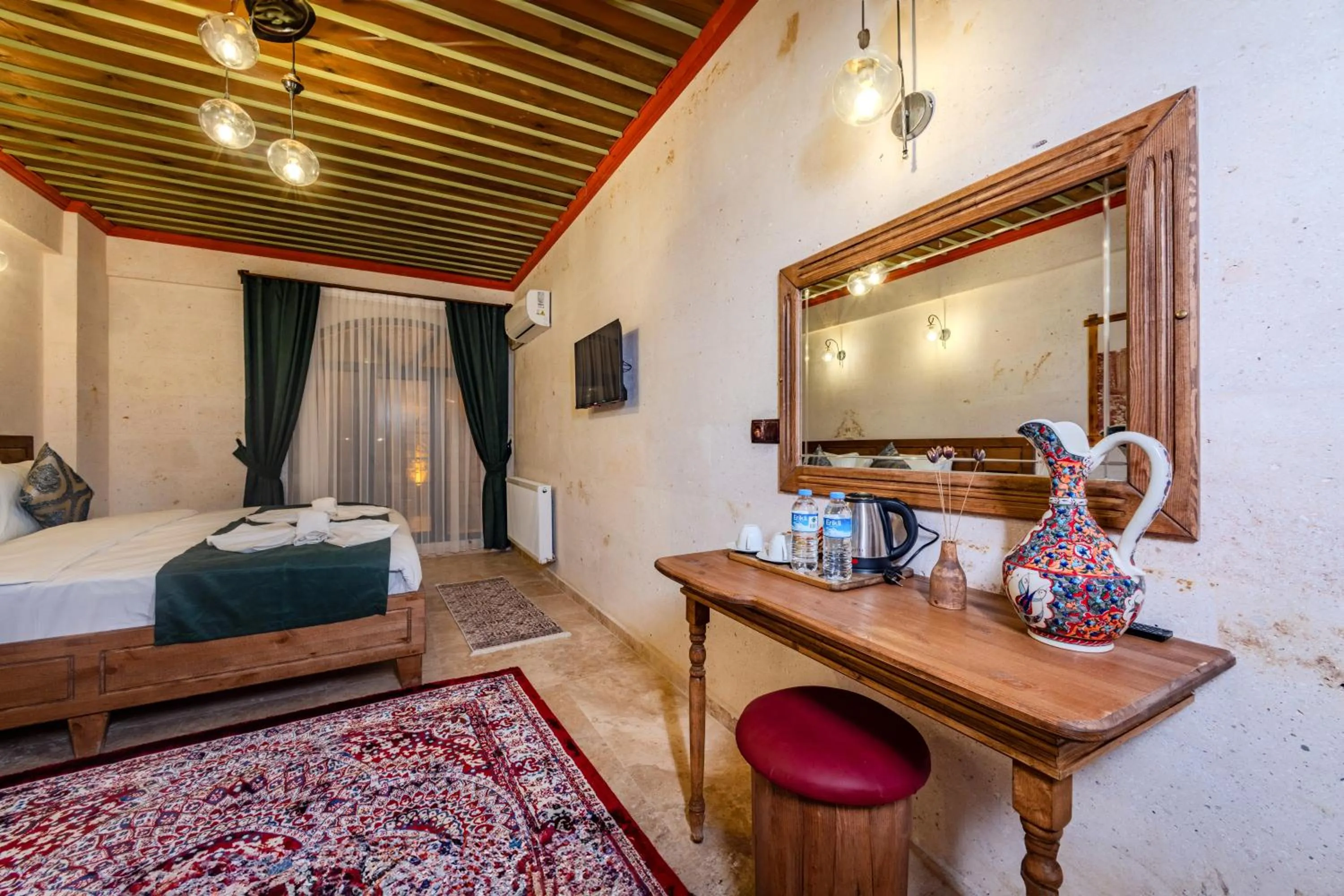 Bed in Mai Cappadocia Hotel