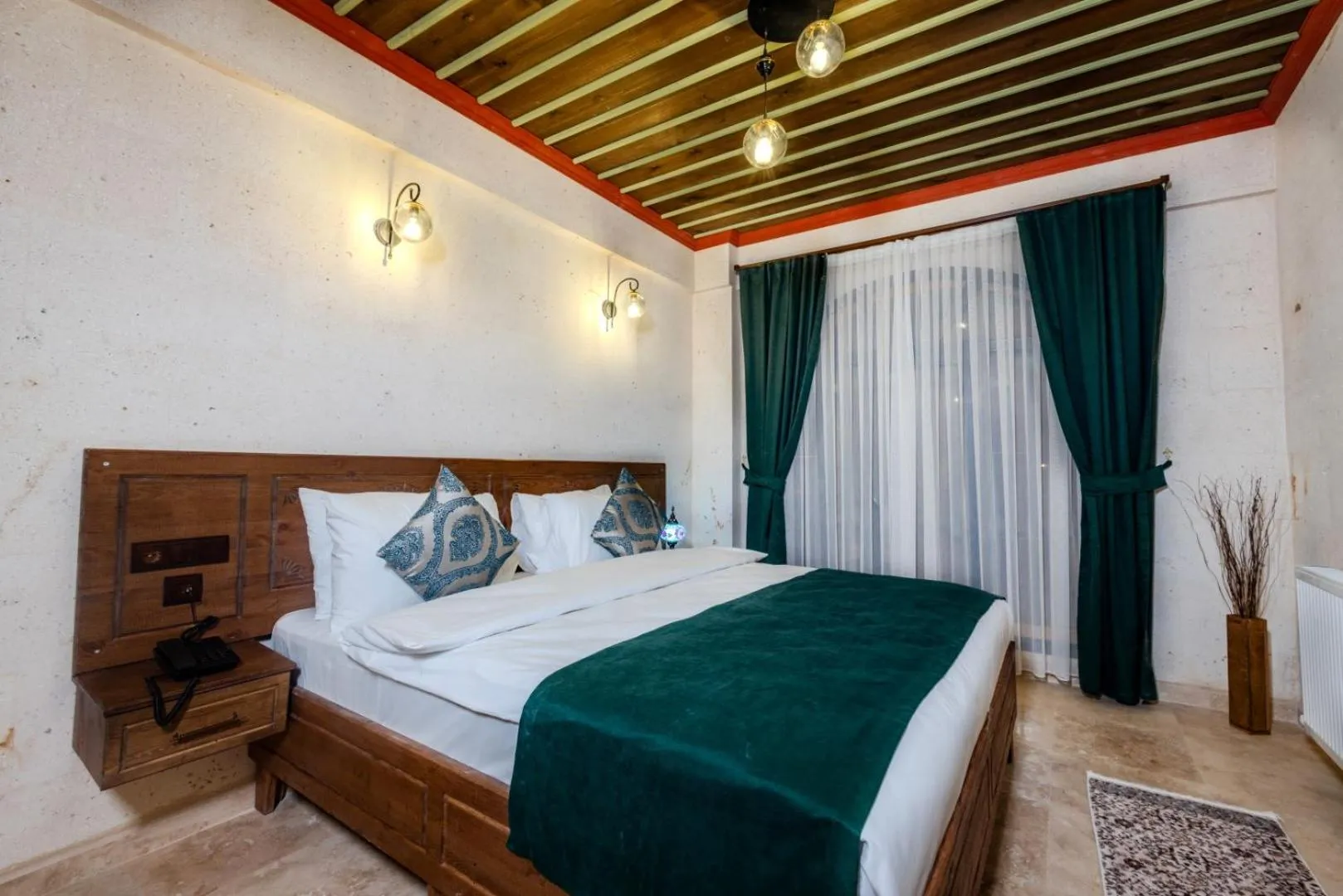 Bed in Mai Cappadocia Hotel