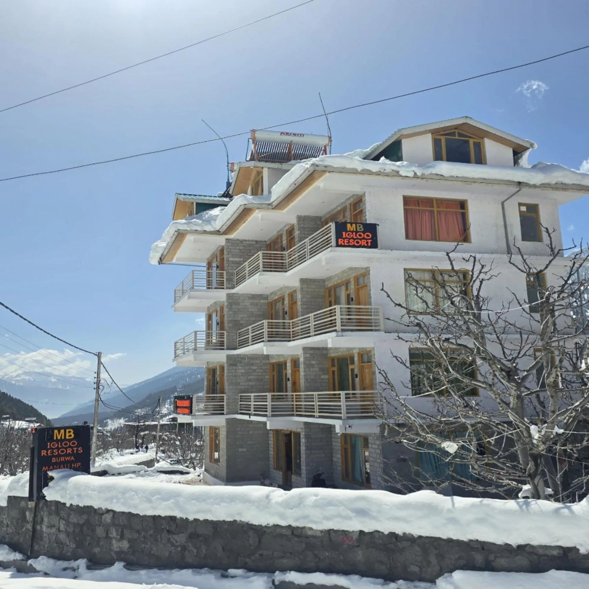 Property building in MB Igloo Resort