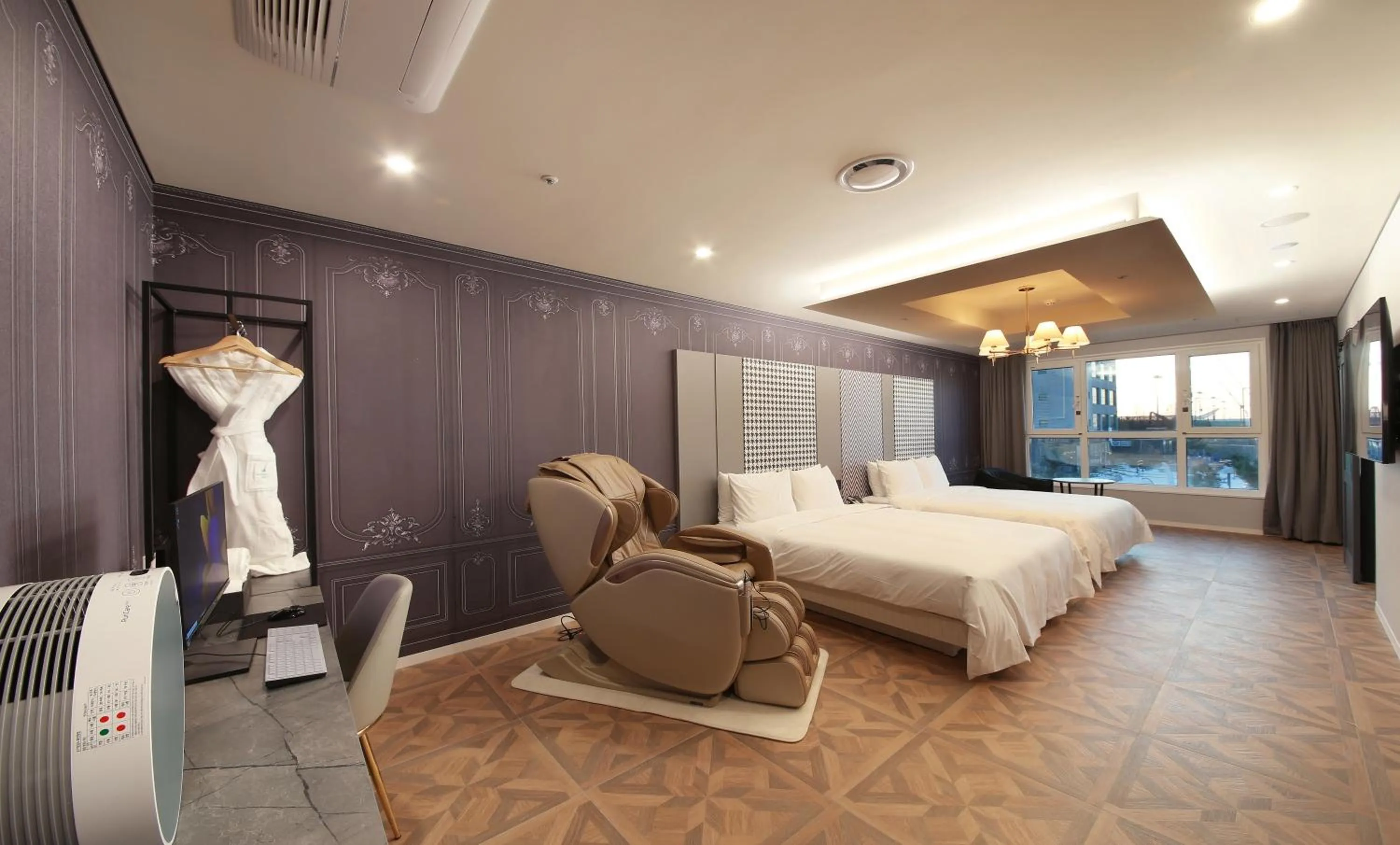 Bedroom, Bed in Restia Incheon Bay Hotel