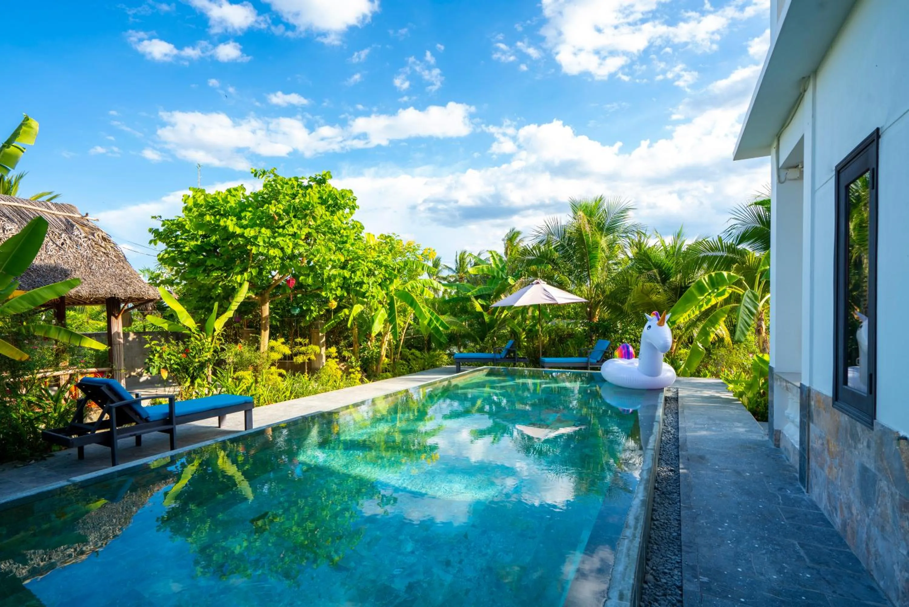 Natural landscape, Swimming Pool in Luna Villa