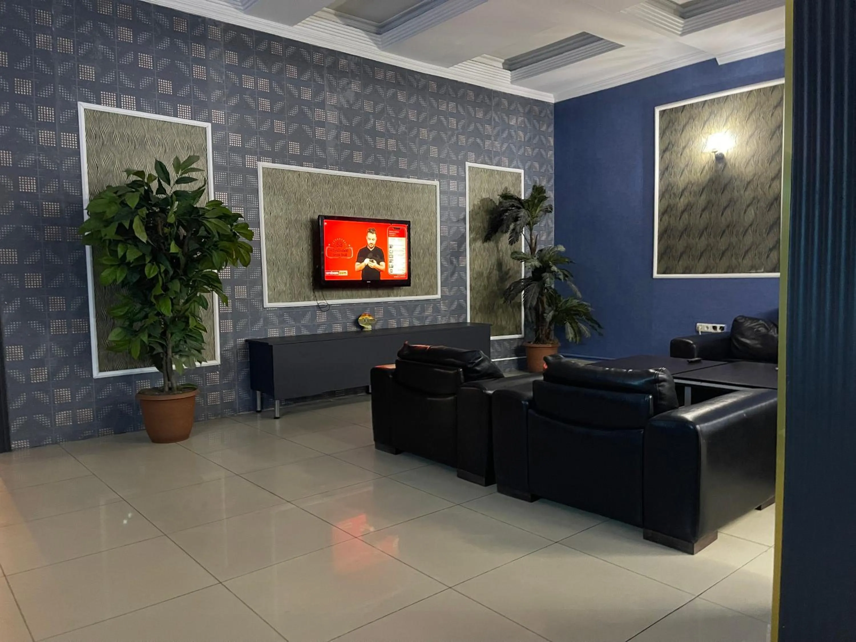 Communal lounge/ TV room in Madi Hotel Ankara