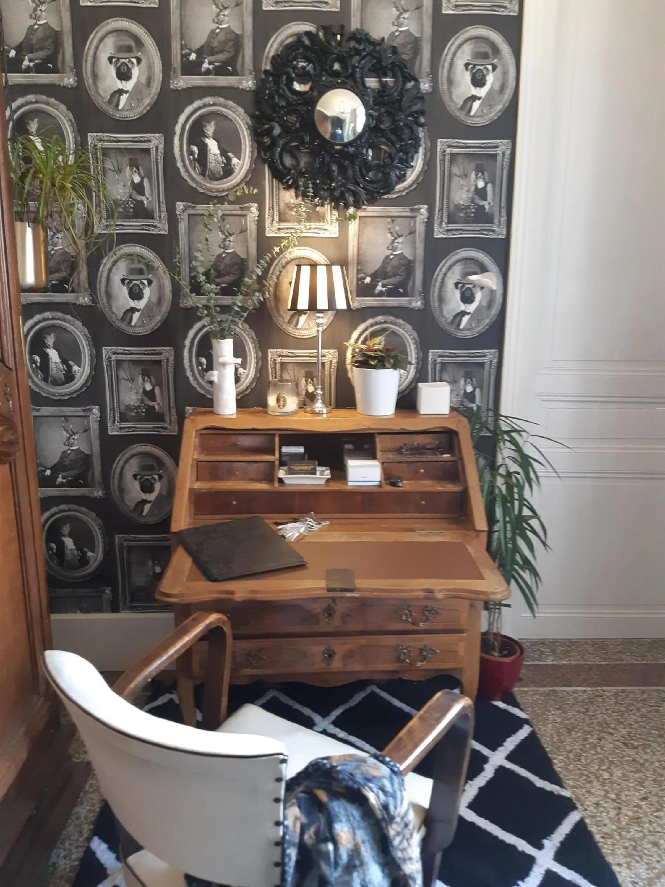 Lobby or reception in La Maison Dans le Parc