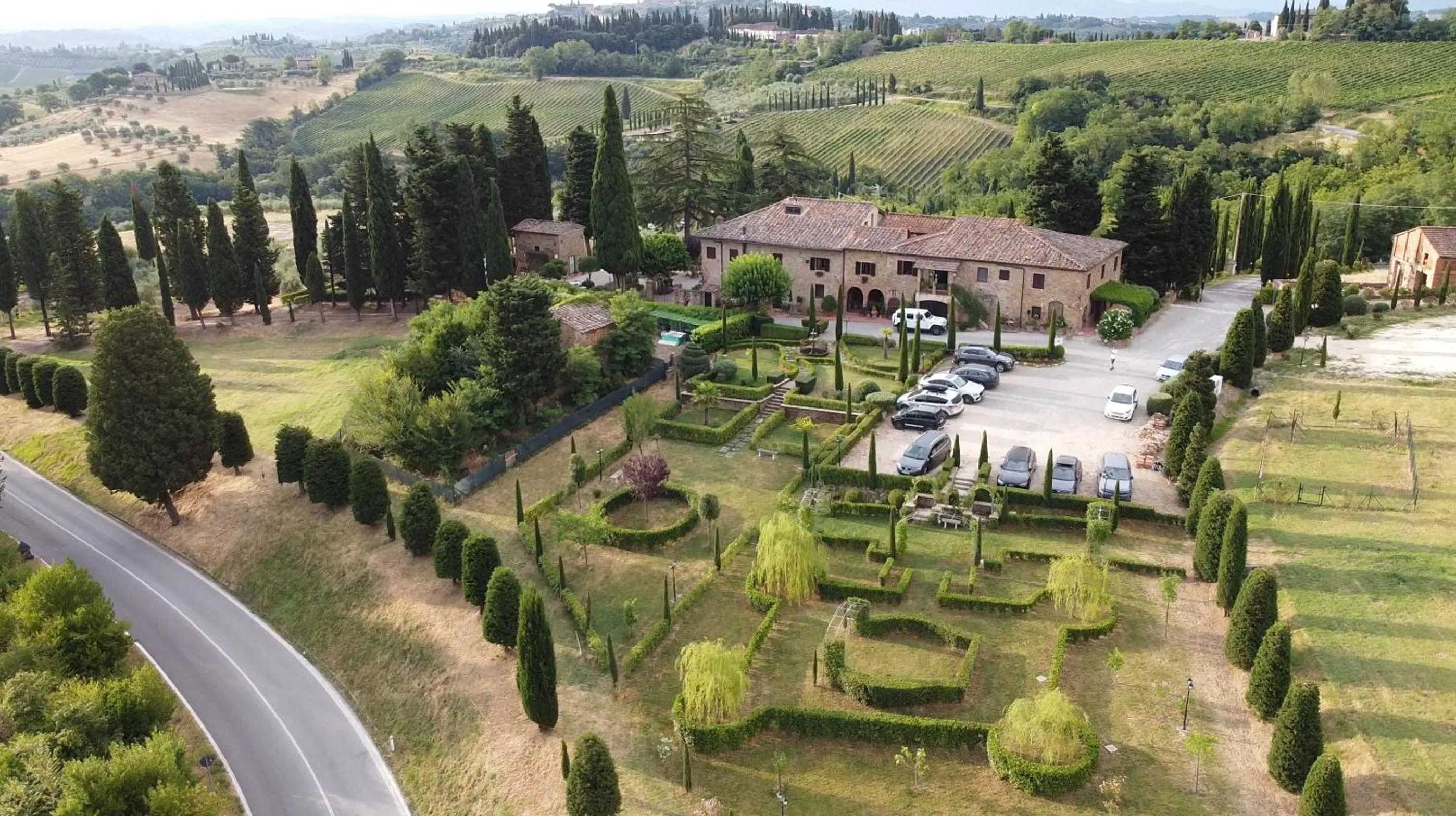 Bird's eye view in Il Casale Del Cotone