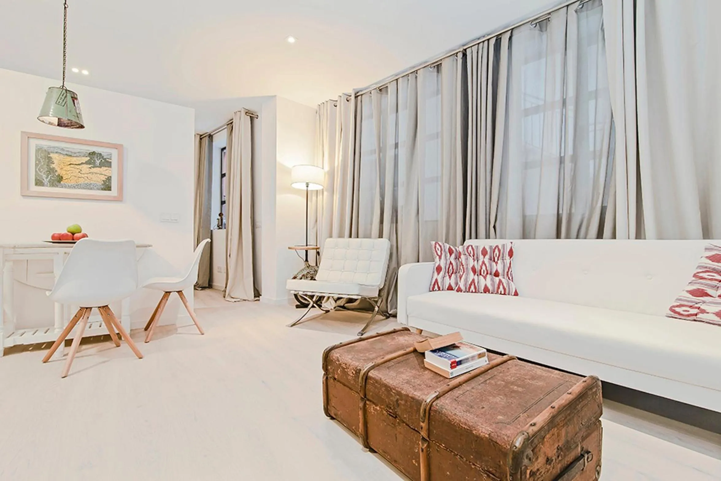 Living room, Bed in Can Blau Homes Turismo de Interior