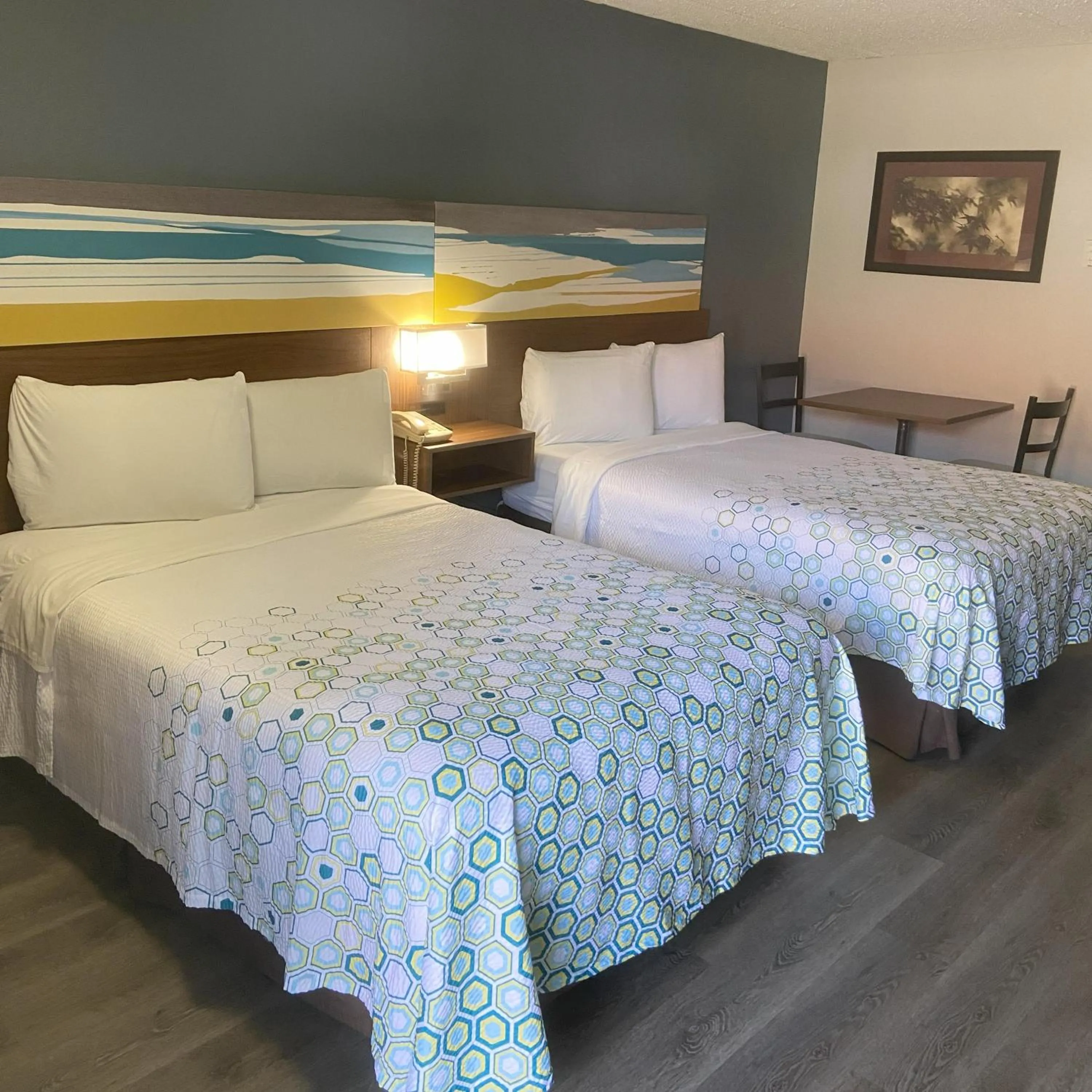 Bed in HomeTowne Studios by Red Roof Buffalo - Niagara Airport