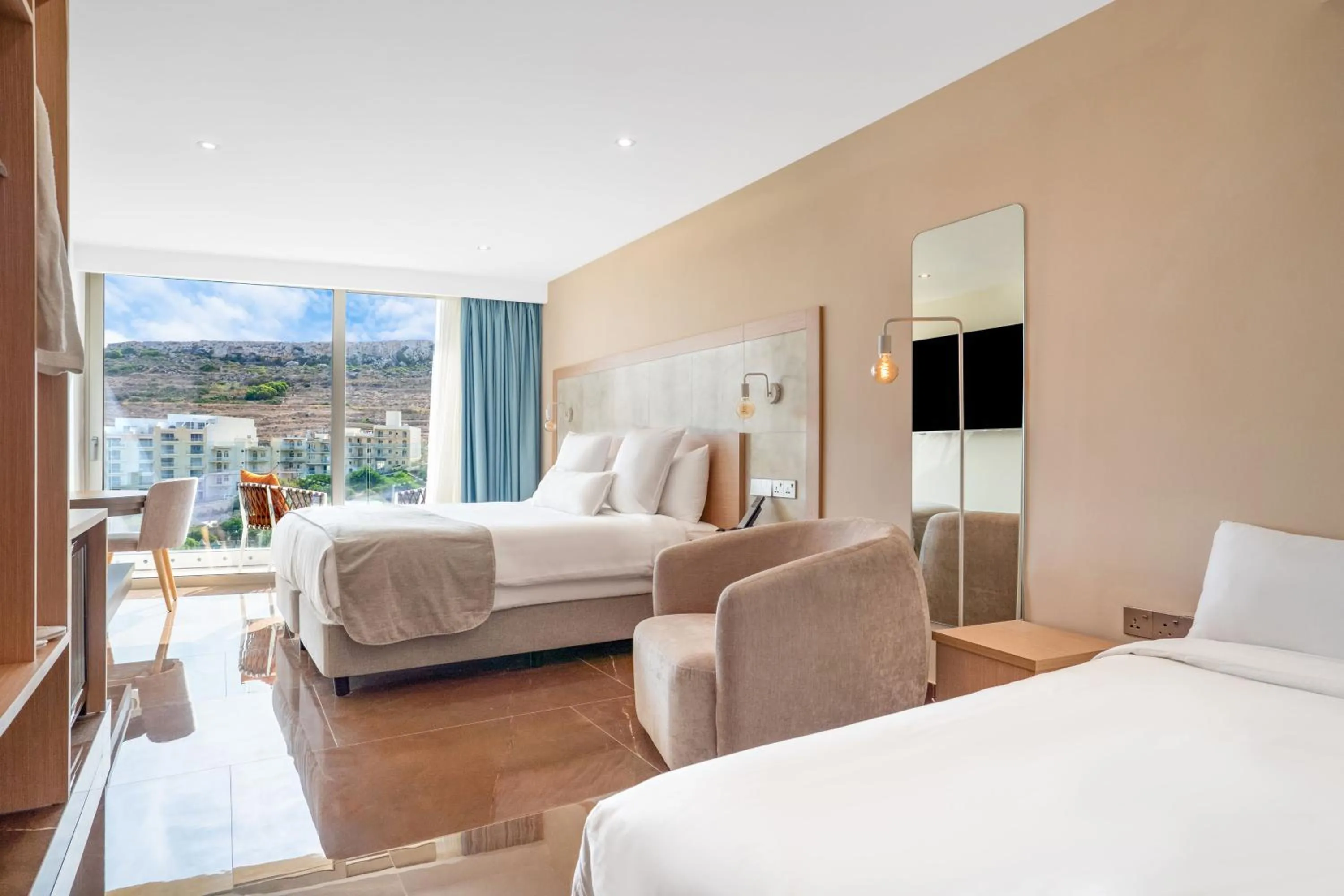 View (from property/room), Bed in Reef Hotel & Spa