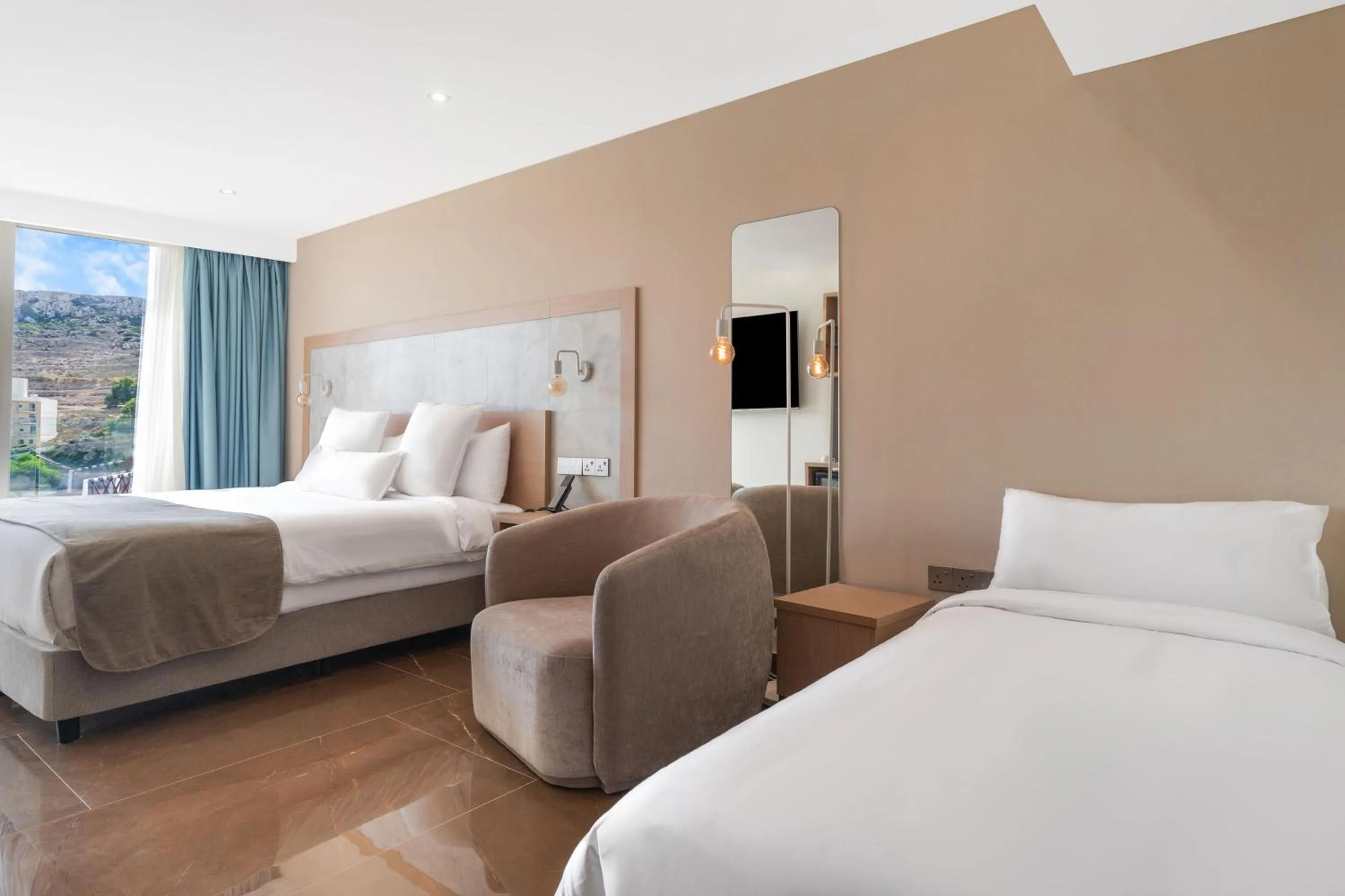 View (from property/room), Bed in Reef Hotel & Spa