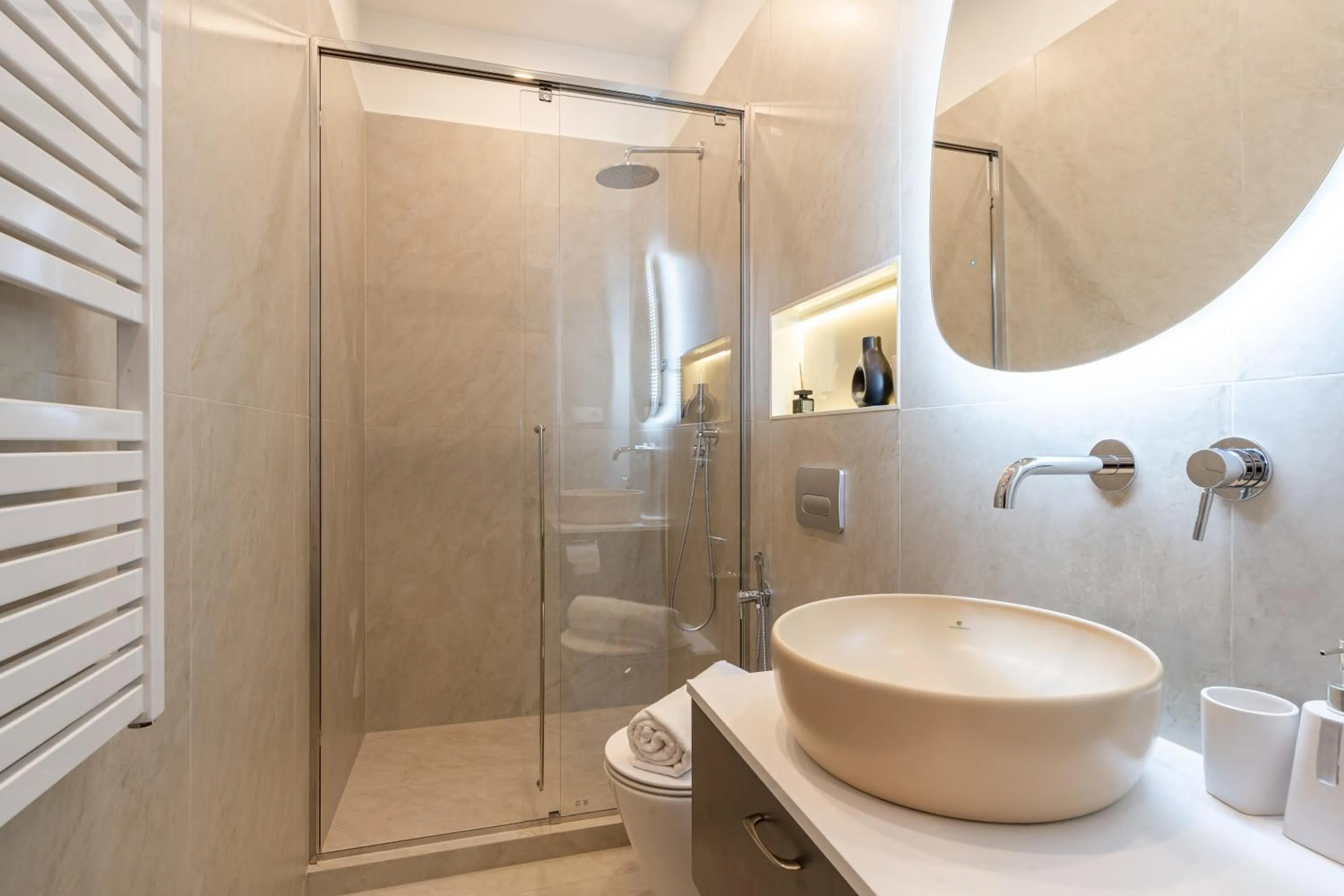 Shower in Oasis Luxe Boutique Suites by BQA