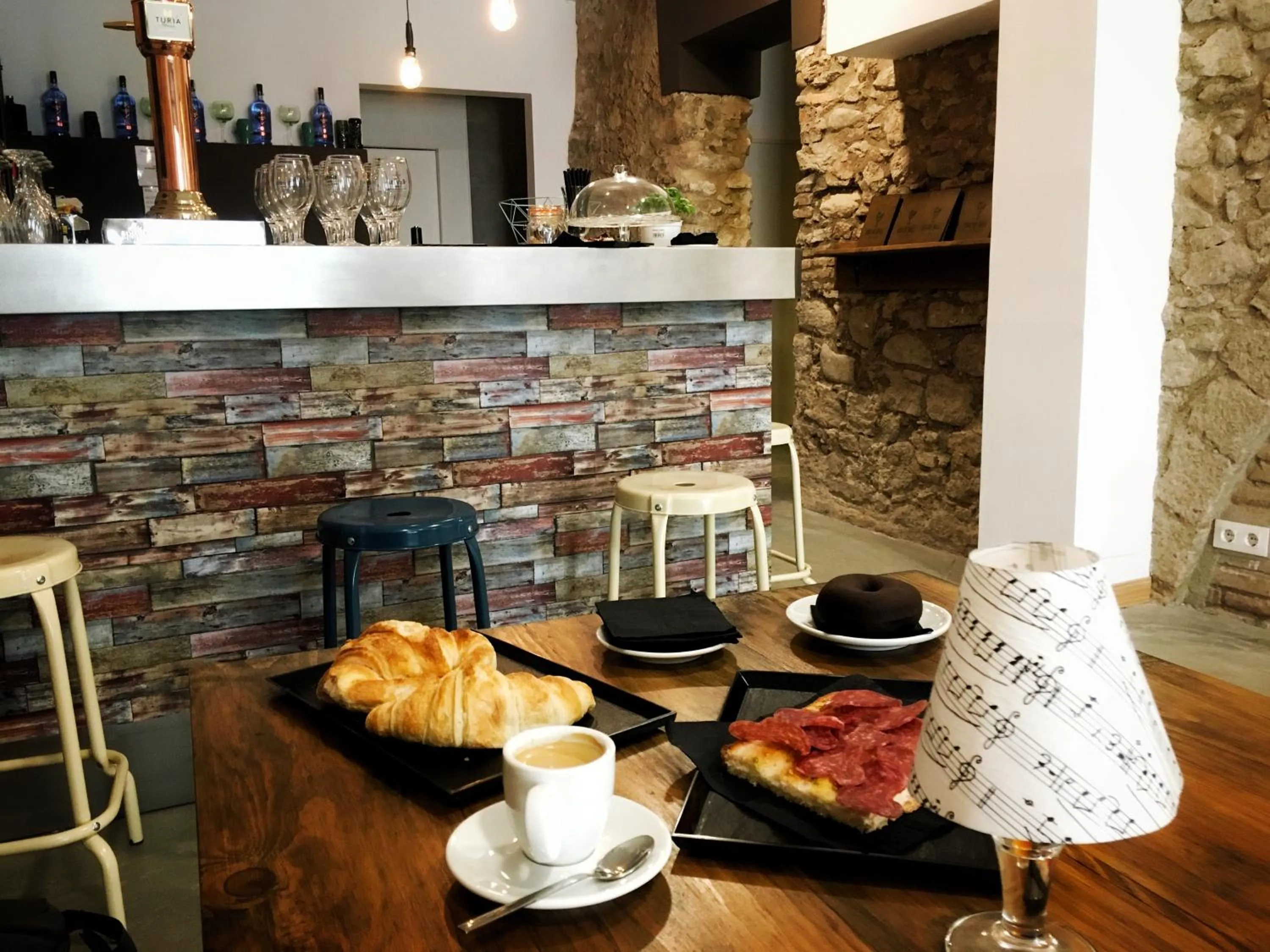 Continental breakfast in Girona Housing Ginesta 9