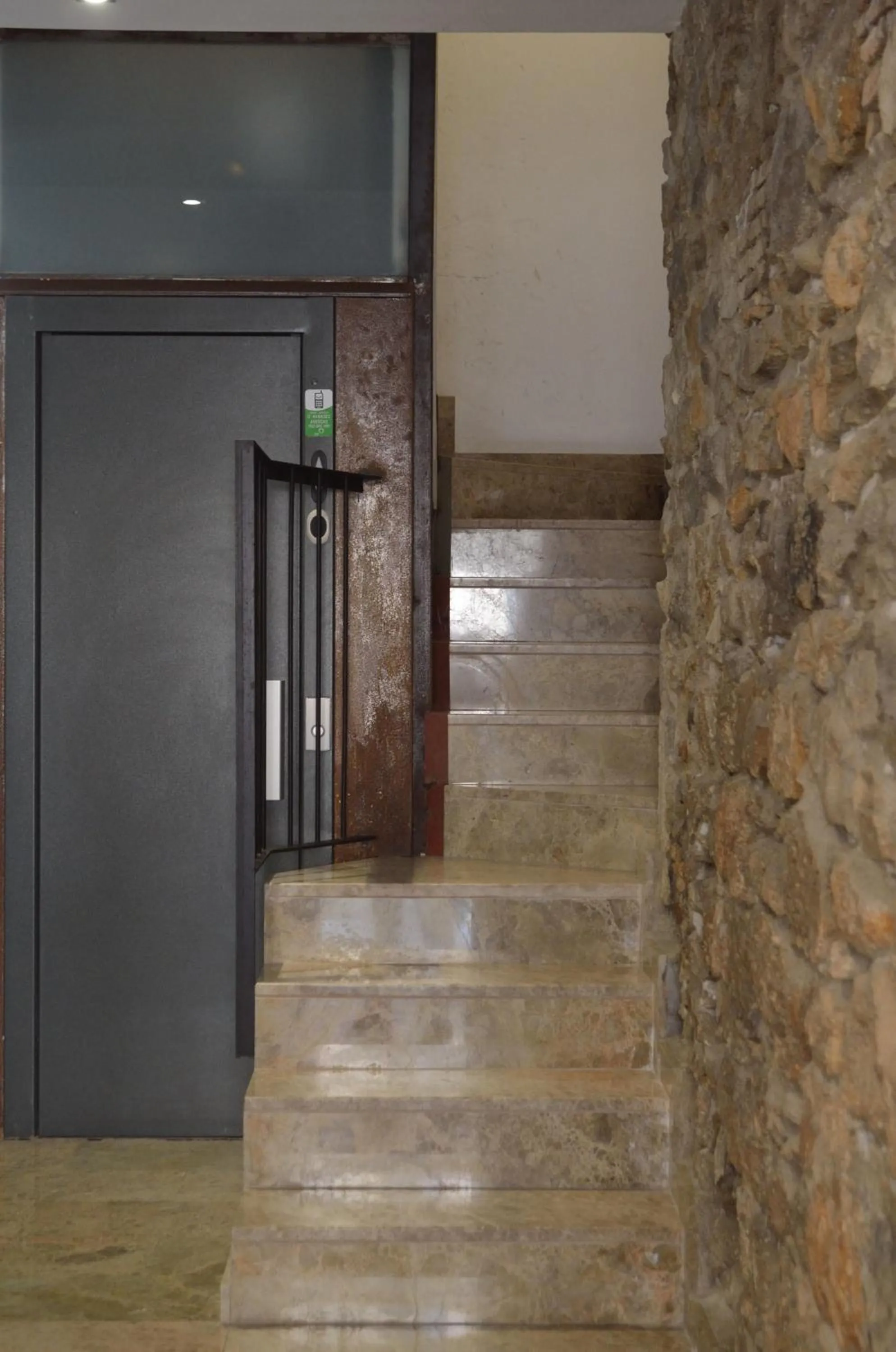 Facade/entrance in Girona Housing Ginesta 9