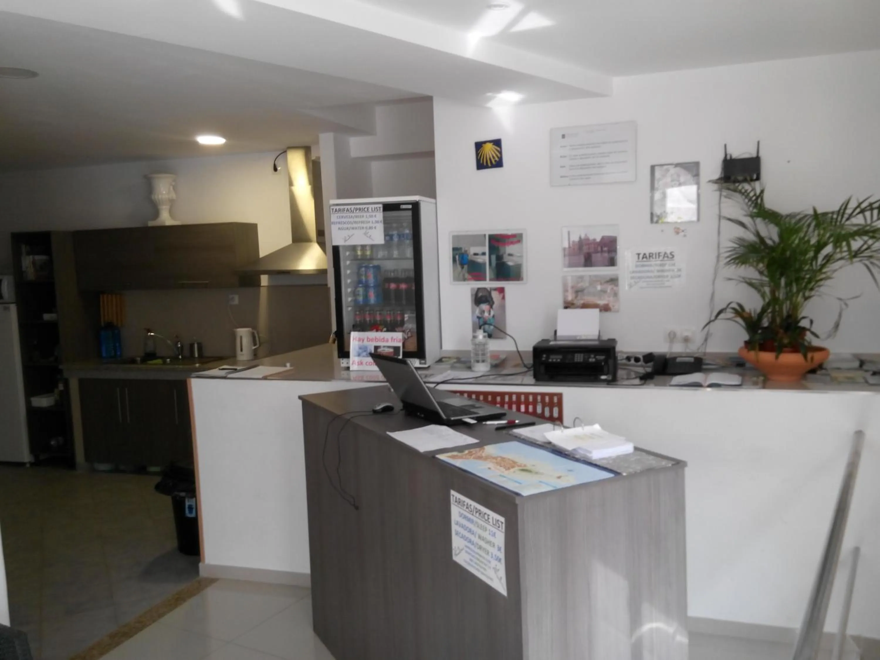 On-site shops in Albergue @ Muxia