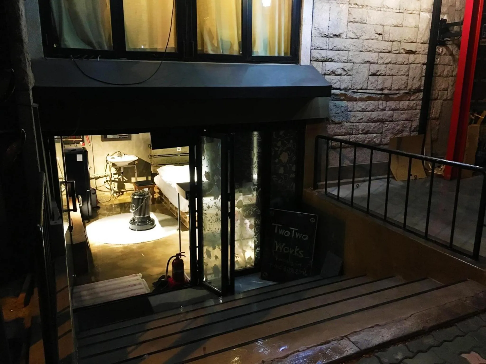 Facade/entrance in TwoTwo House