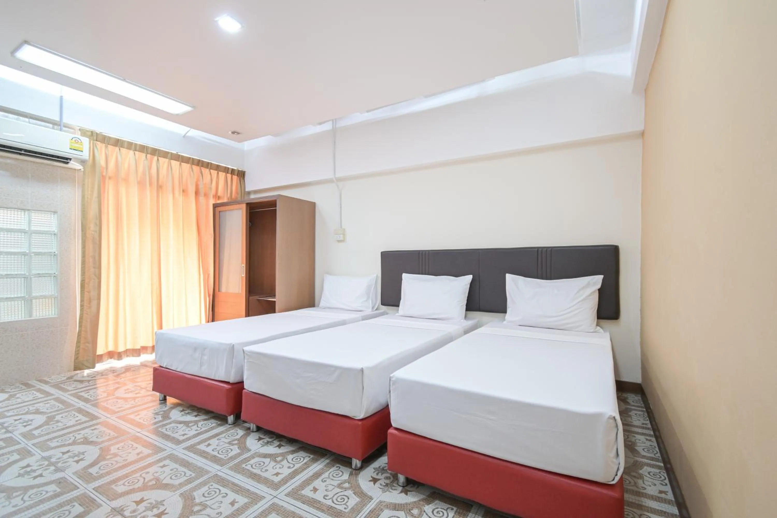 Bed in AC Habitat Bangkok