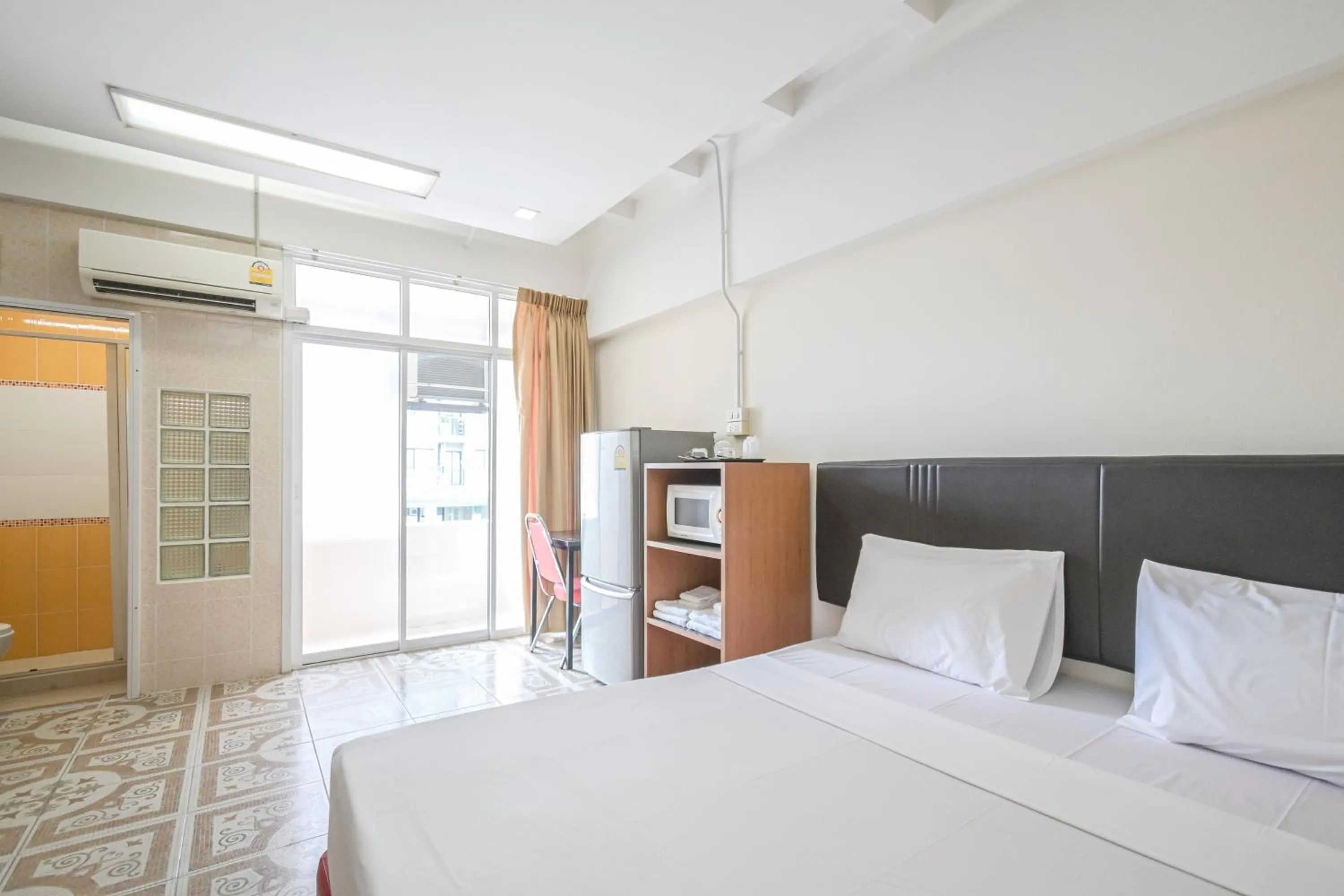 Bed in AC Habitat Bangkok