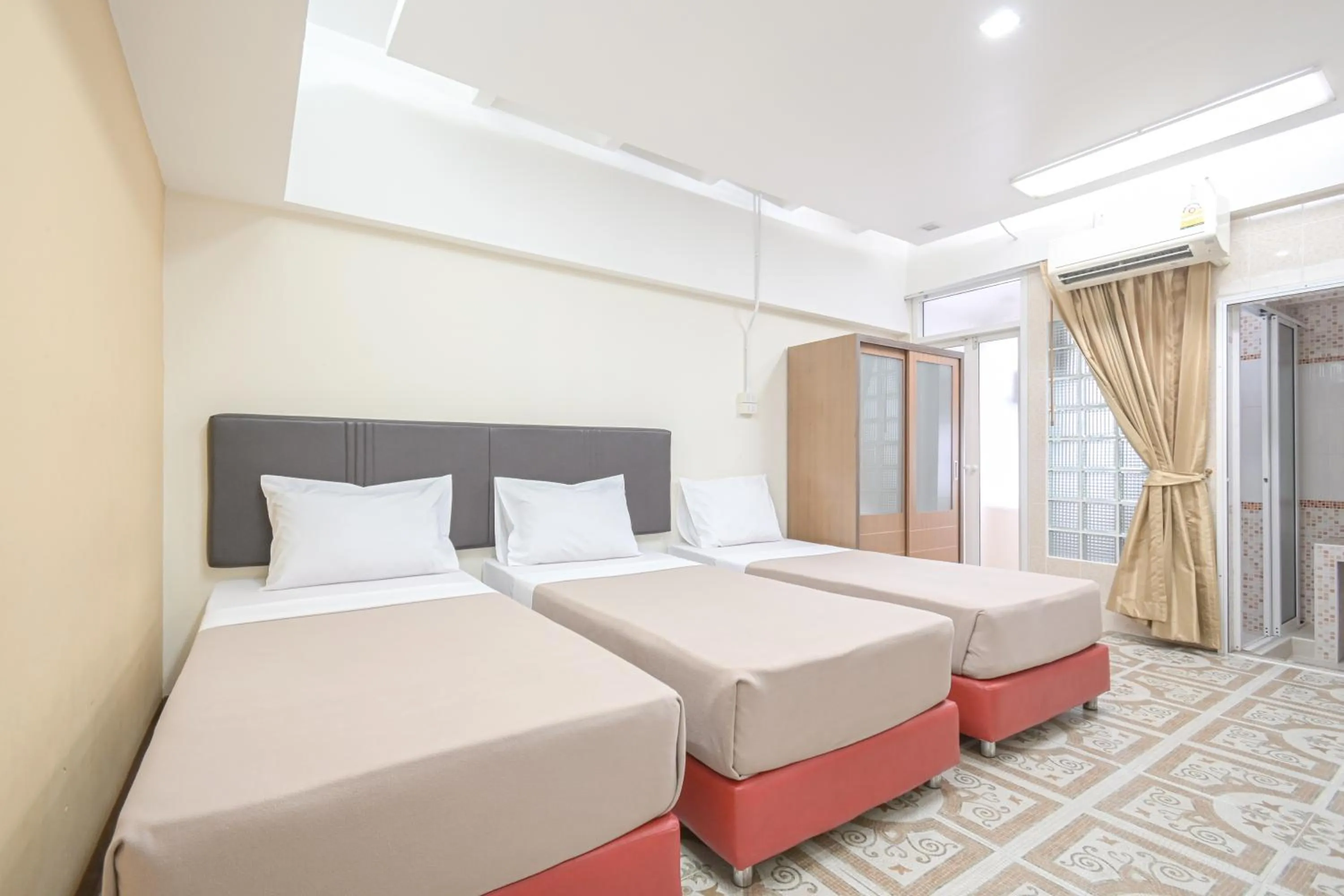 Bed in AC Habitat Bangkok