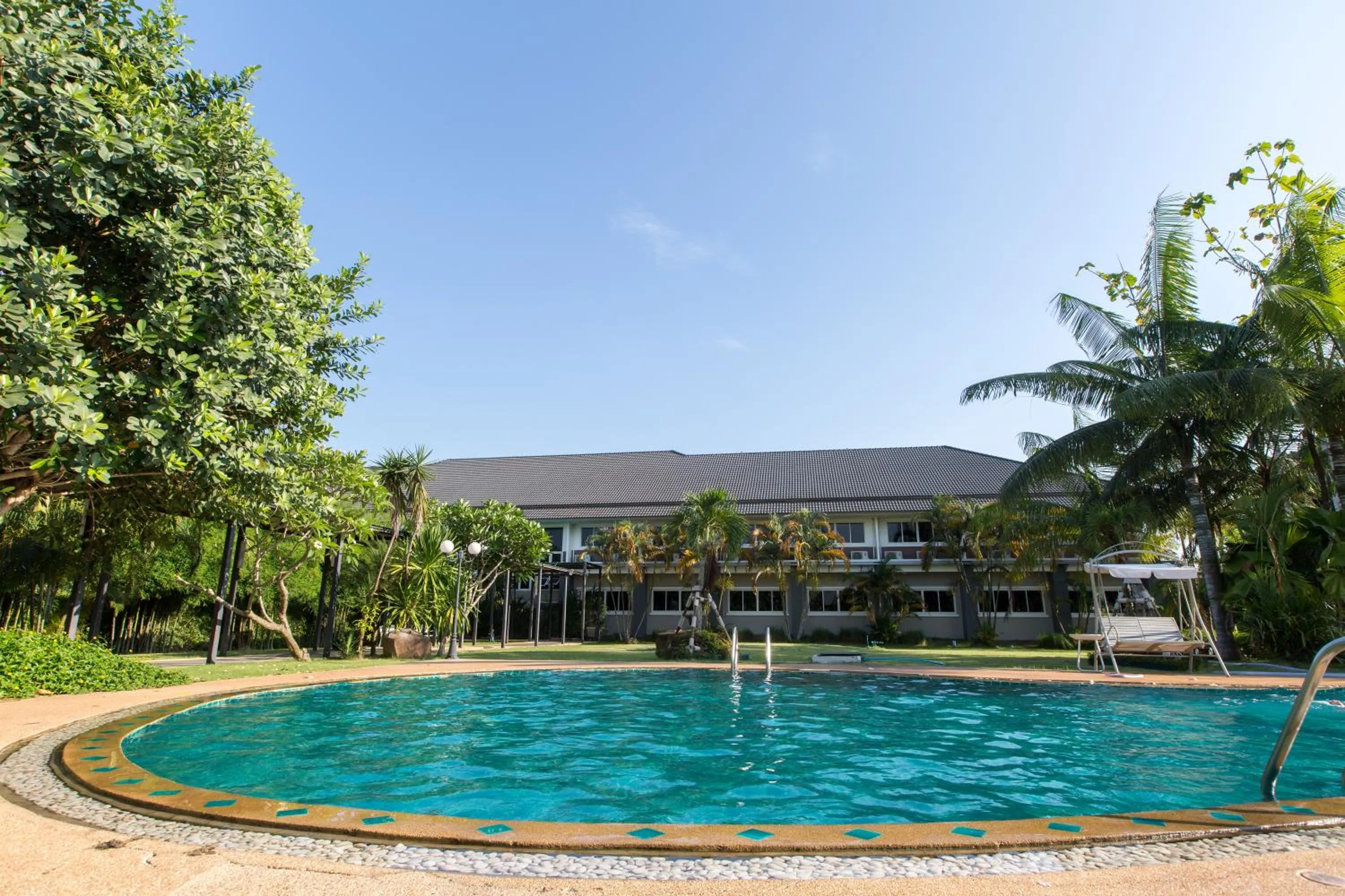 Swimming pool in The Space Airport Hotel Chiang Rai