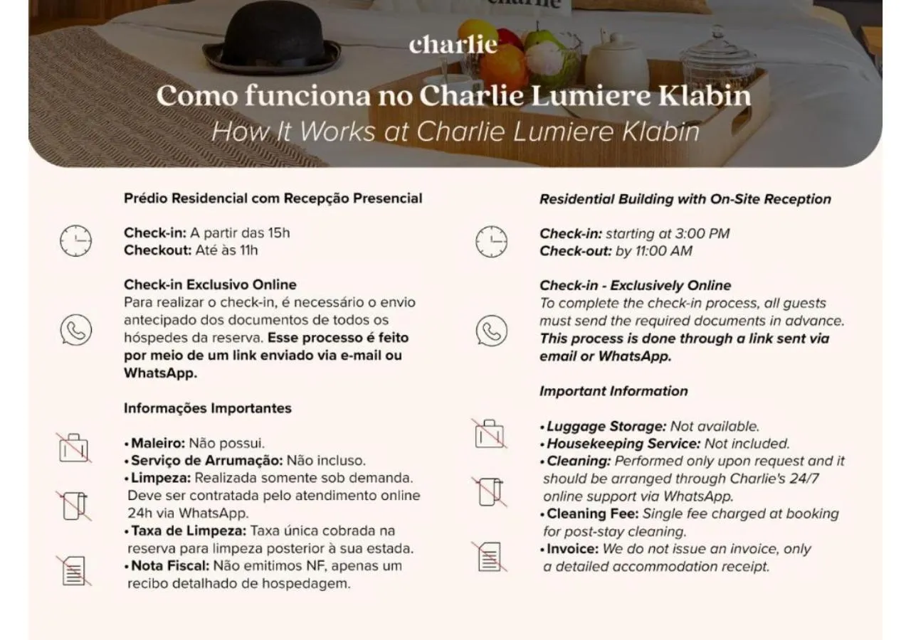 Text overlay in Charlie Lumiere Klabin