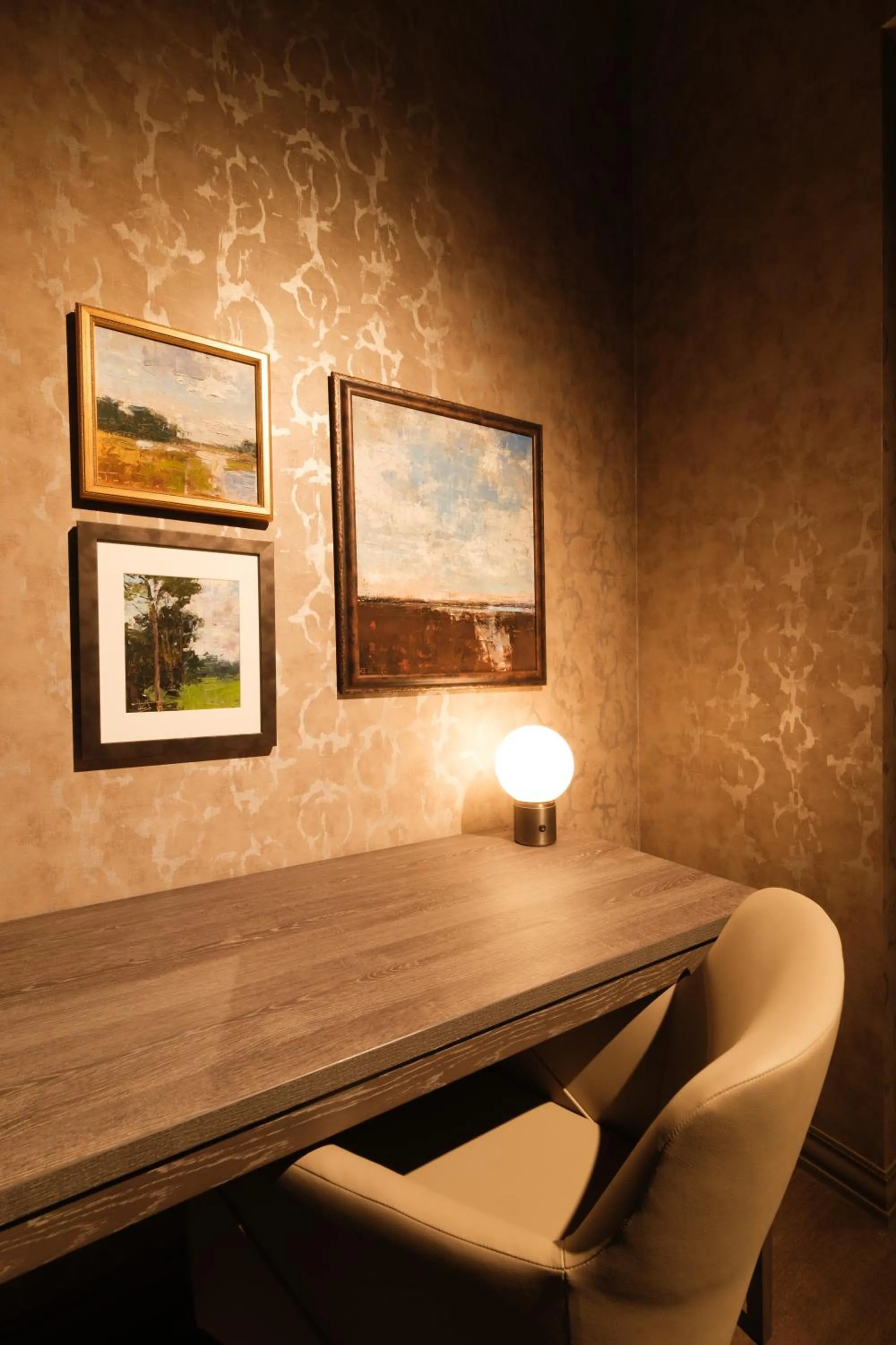 Seating area in OS Hotel