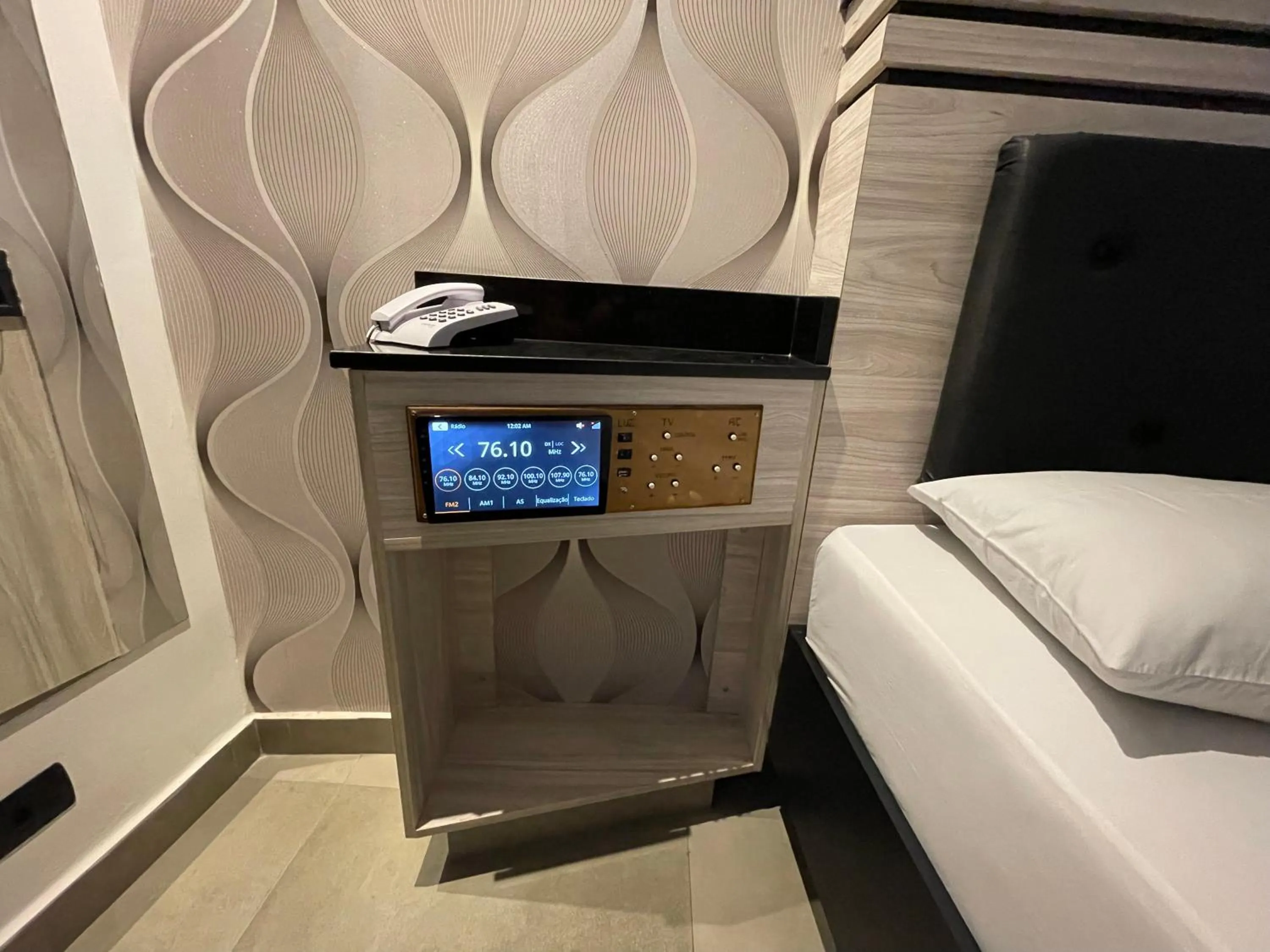 Bed in Hotel Estrela Carapicuíba