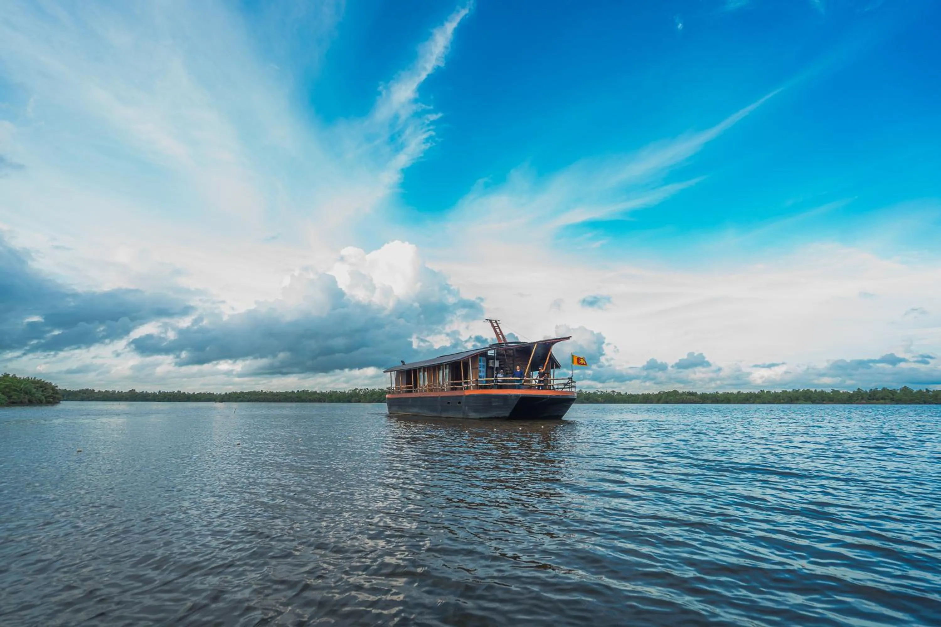Bird's eye view in Yathra Houseboat
