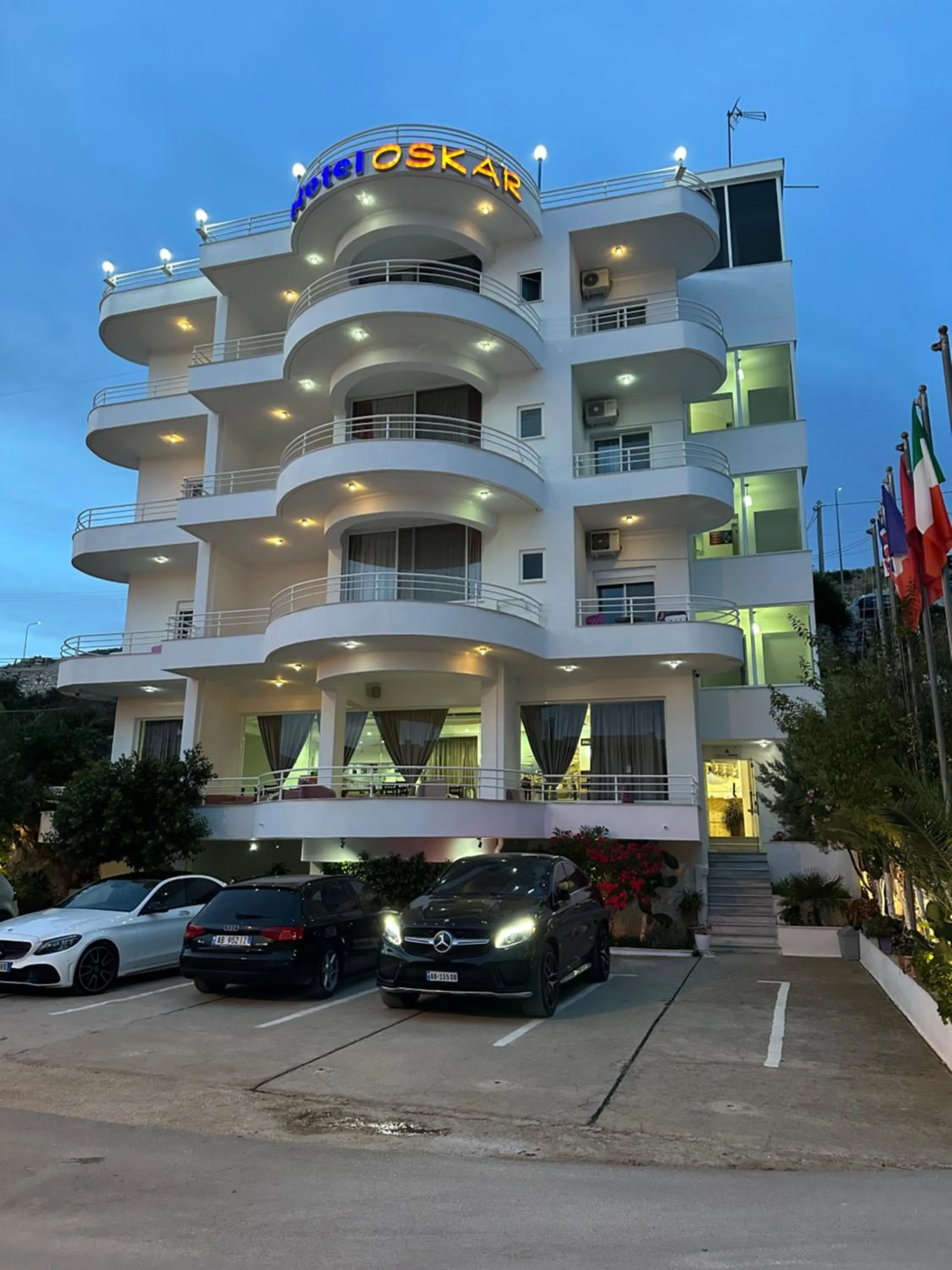 Property building in Oskar Hotel