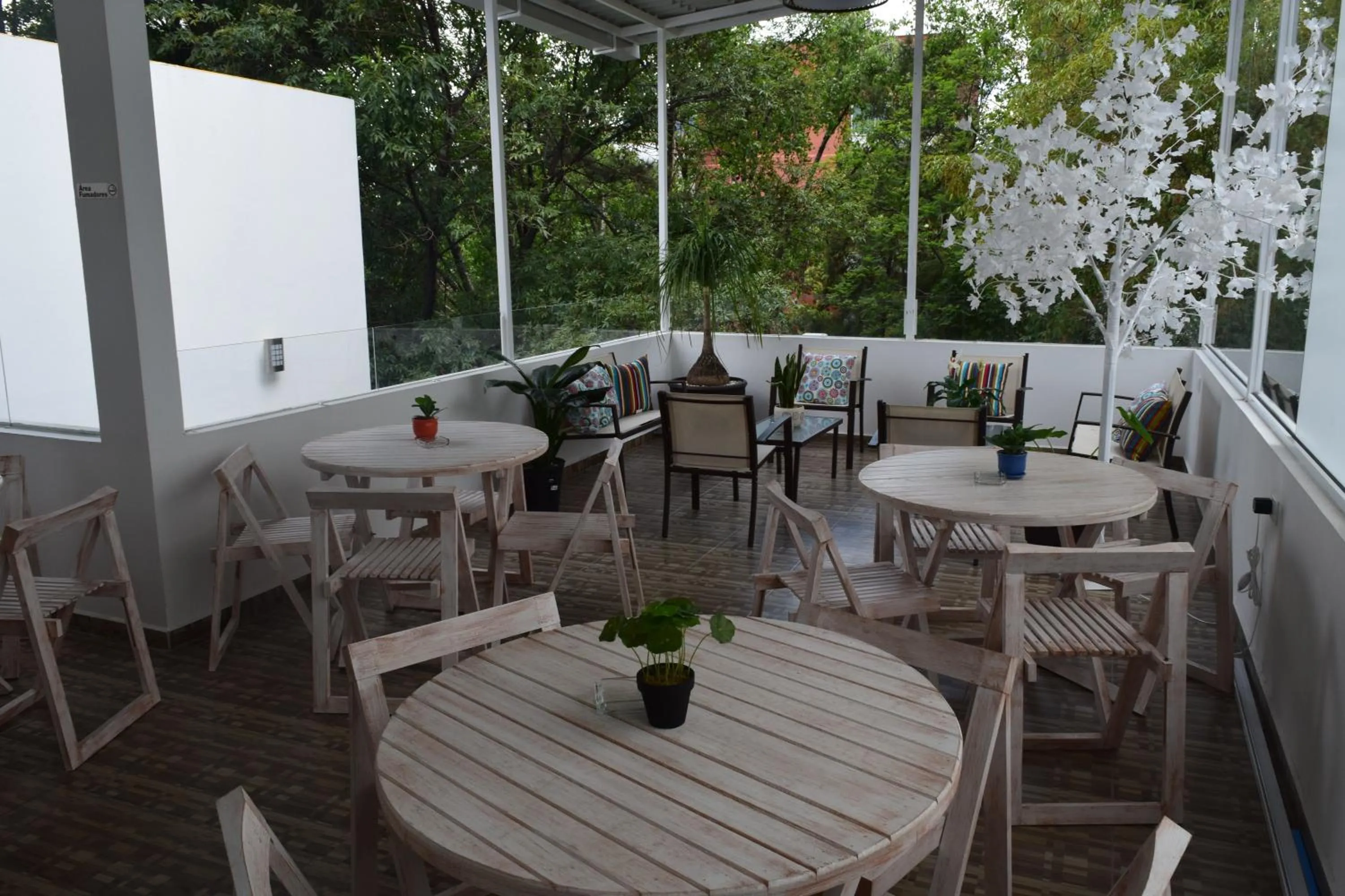 Patio in Hotel Condesa 185