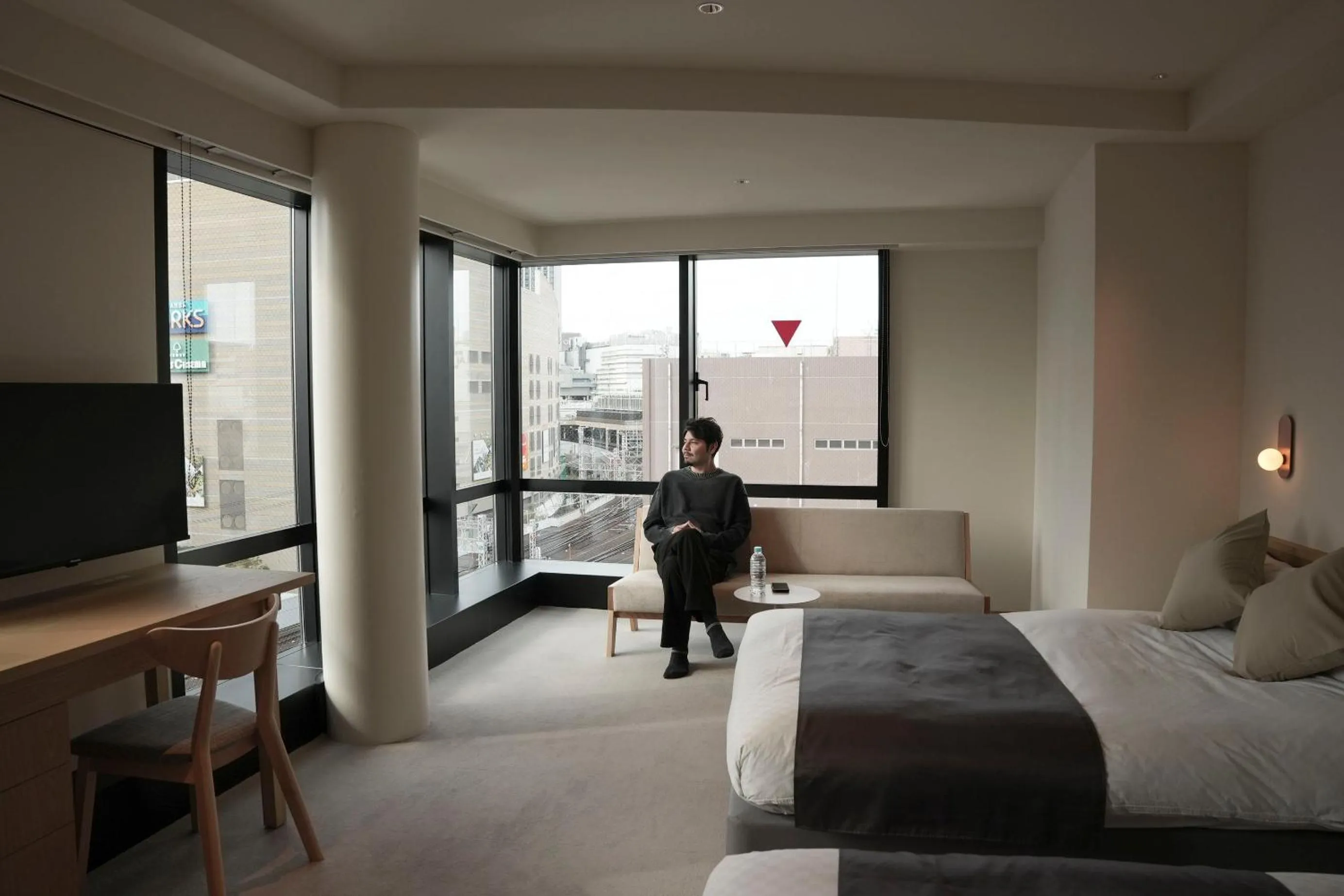 Bed in Hotel S-Presso South II