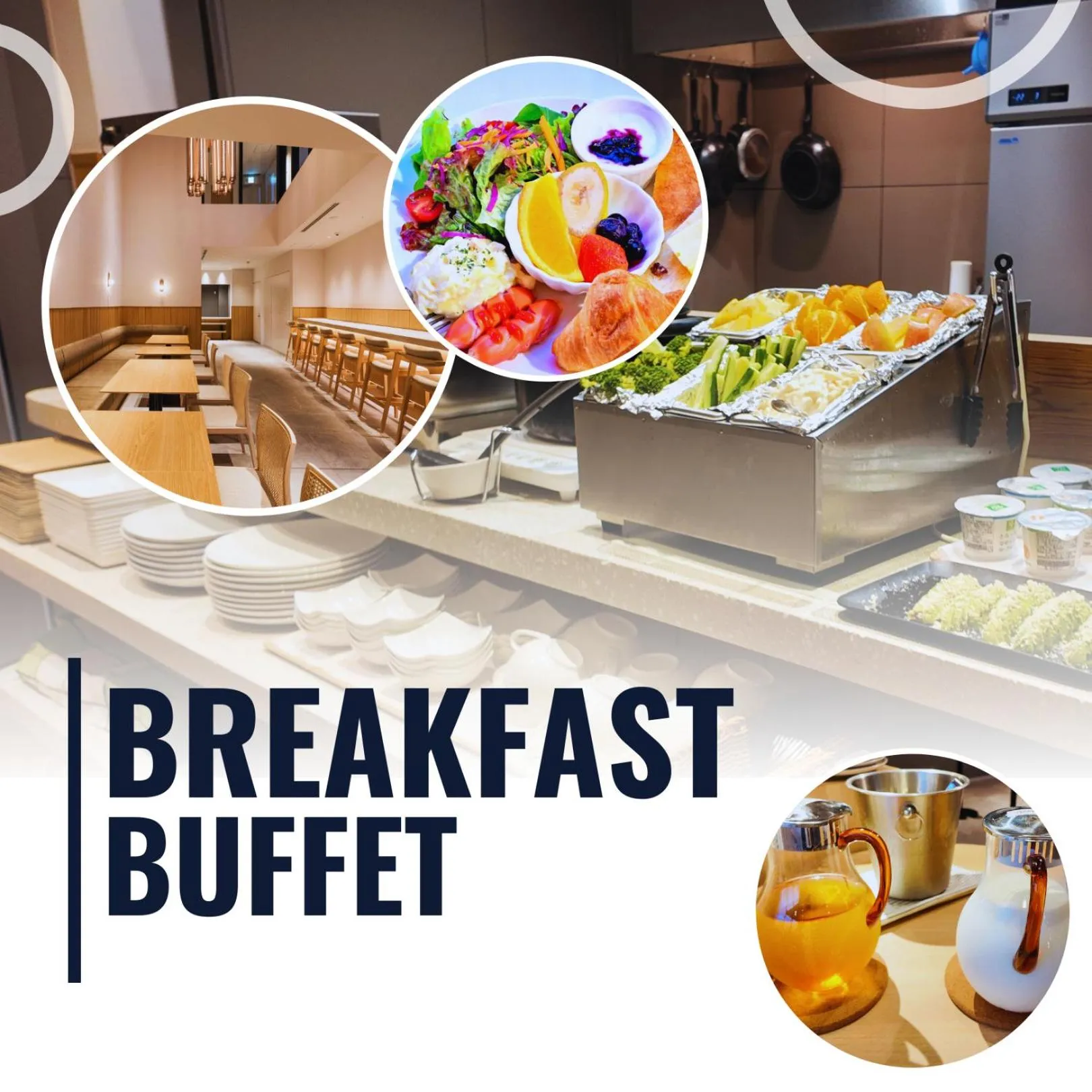 Buffet breakfast in Hotel S-Presso South II