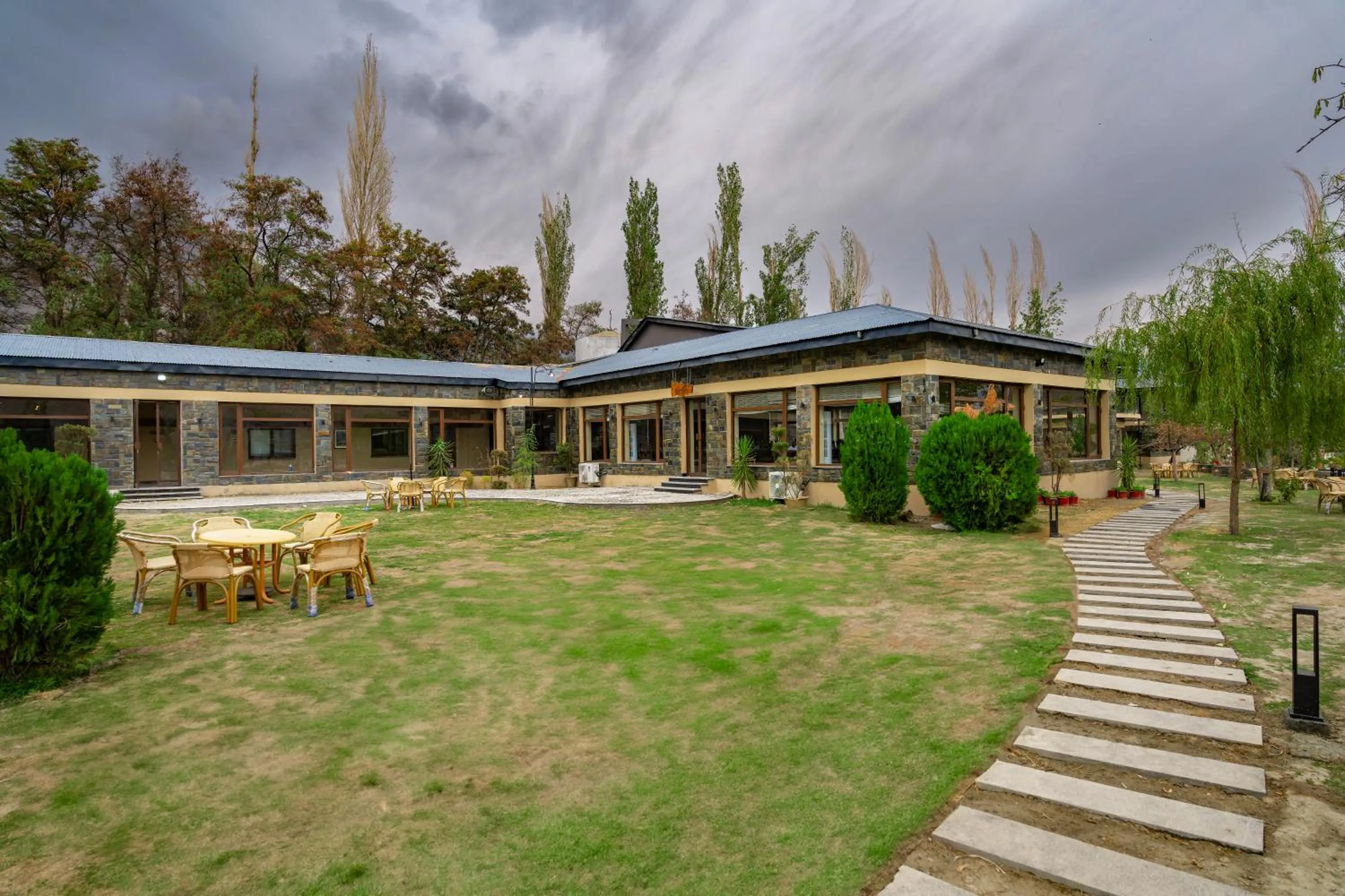 Garden view in K2 Hotel by Green Pak Skardu