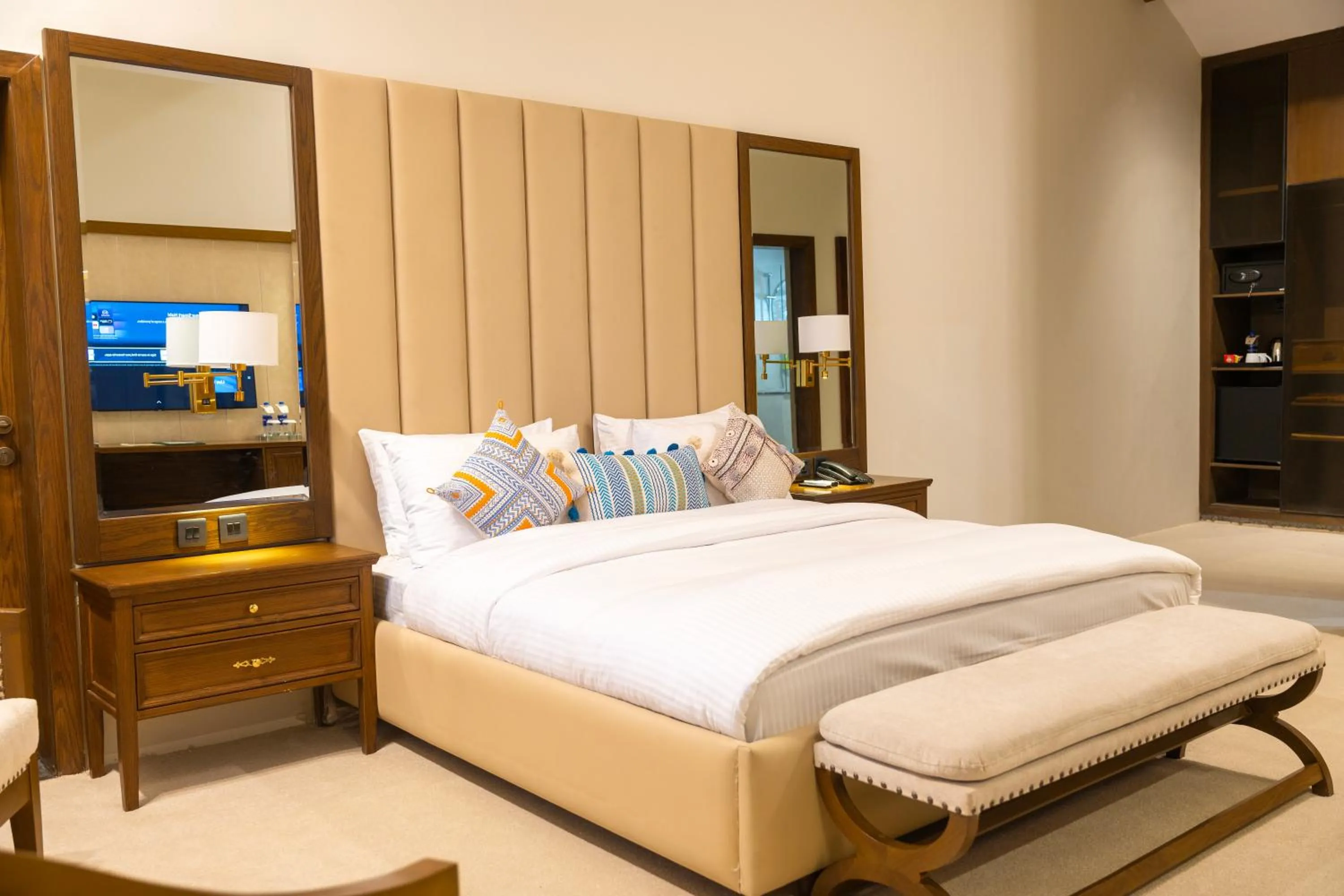 Bed in K2 Hotel by Green Pak Skardu