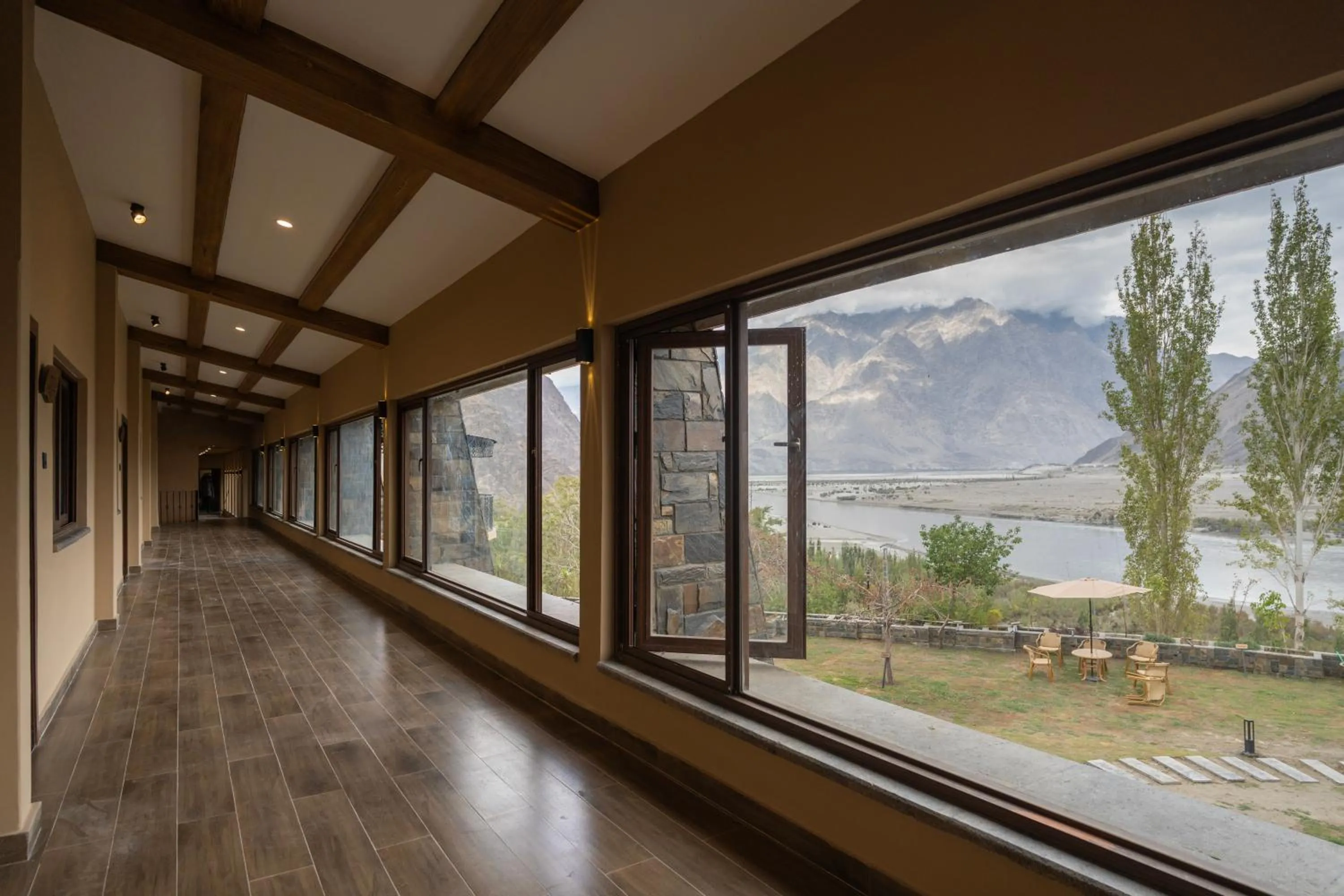 River view in K2 Hotel by Green Pak Skardu