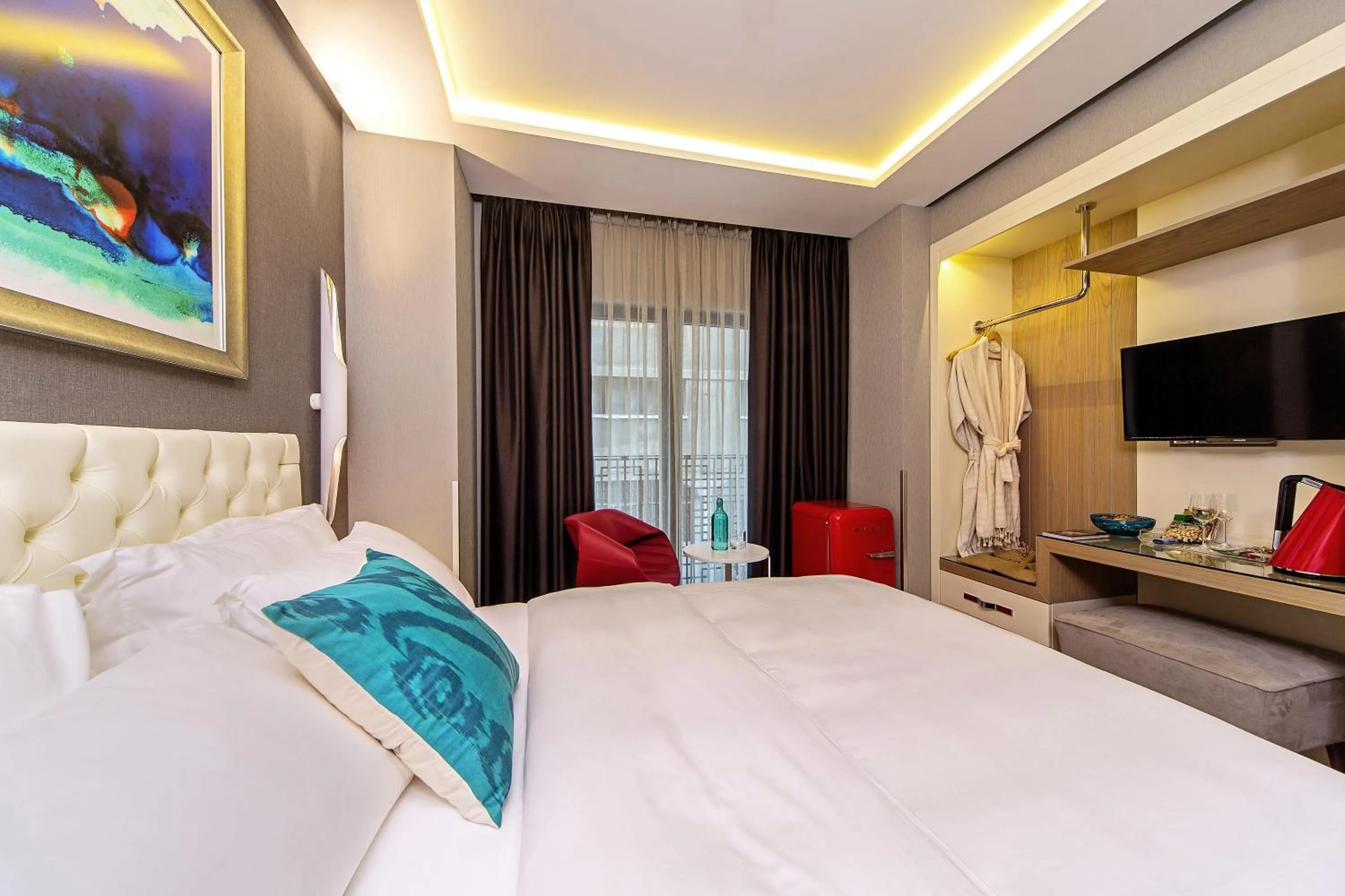 Photo of the whole room, Bed in Barbera Hotel