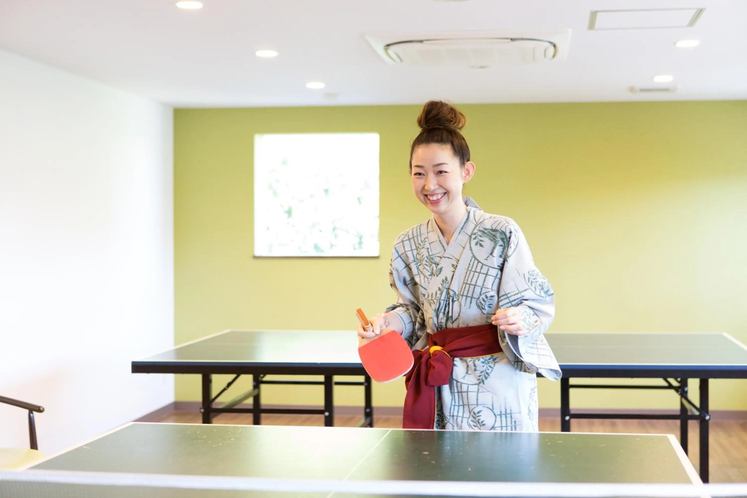 Table tennis in Miyahama Grand Hotel