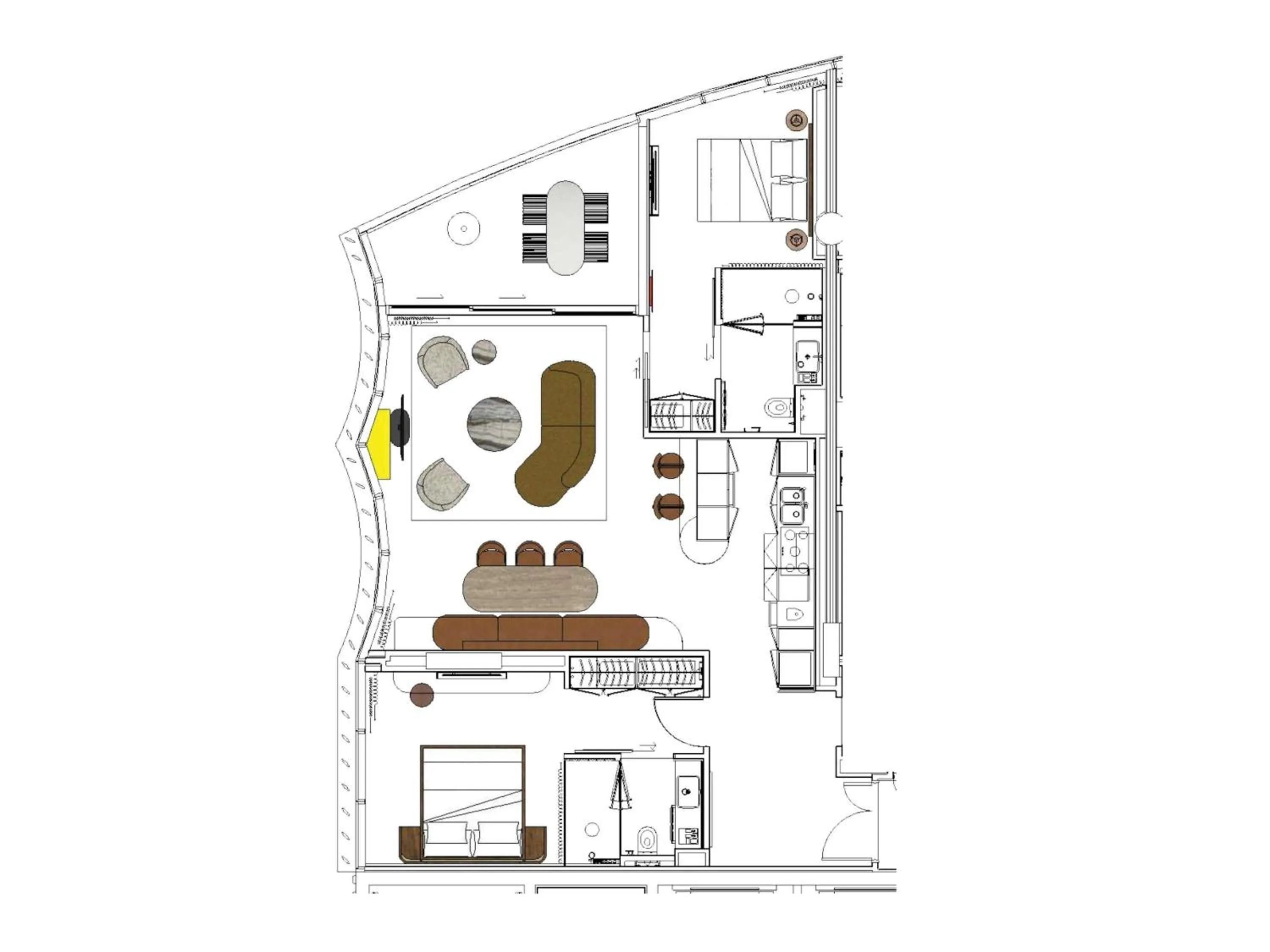 Bedroom in Mondrian Gold Coast