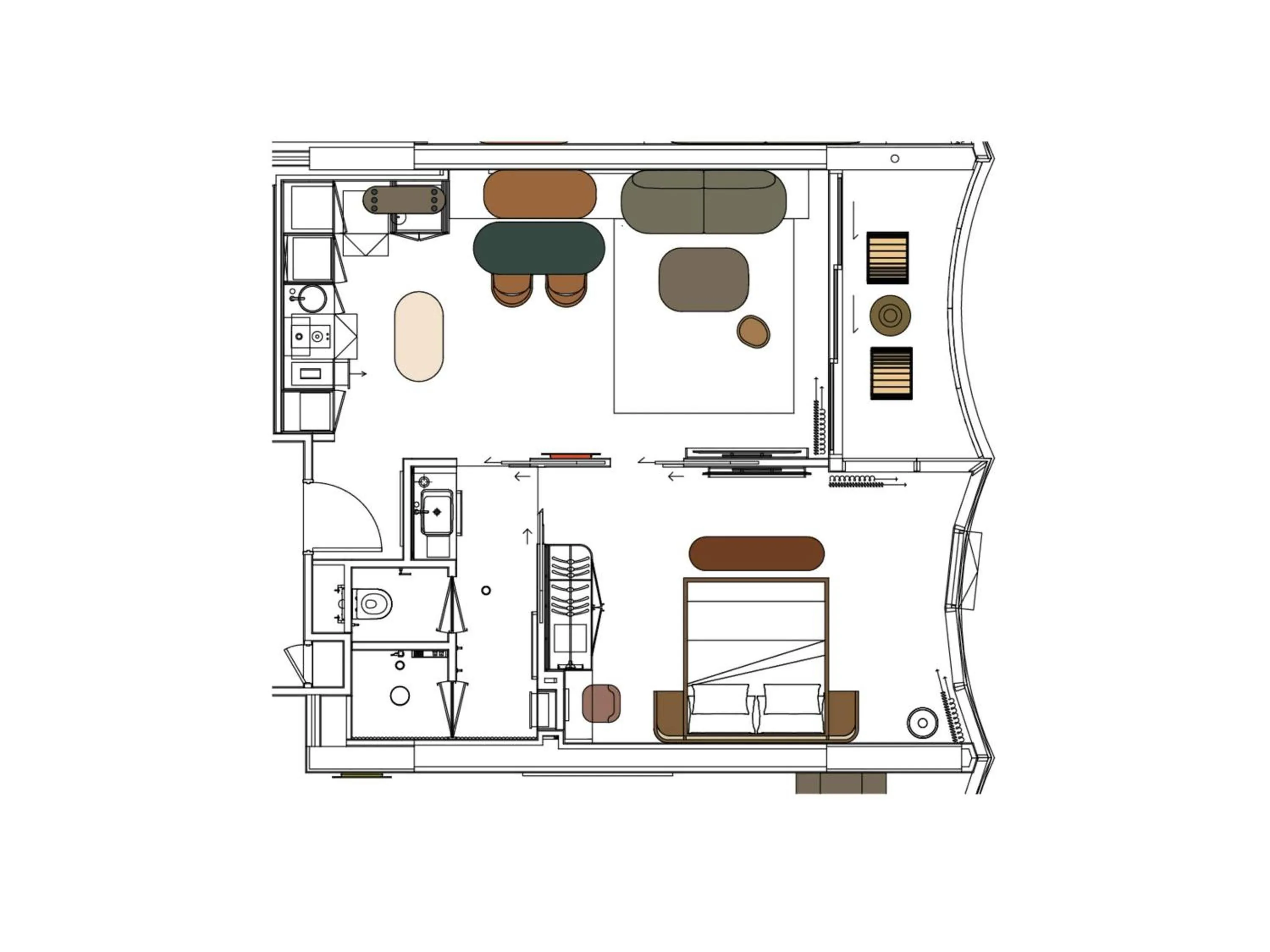 Bedroom in Mondrian Gold Coast