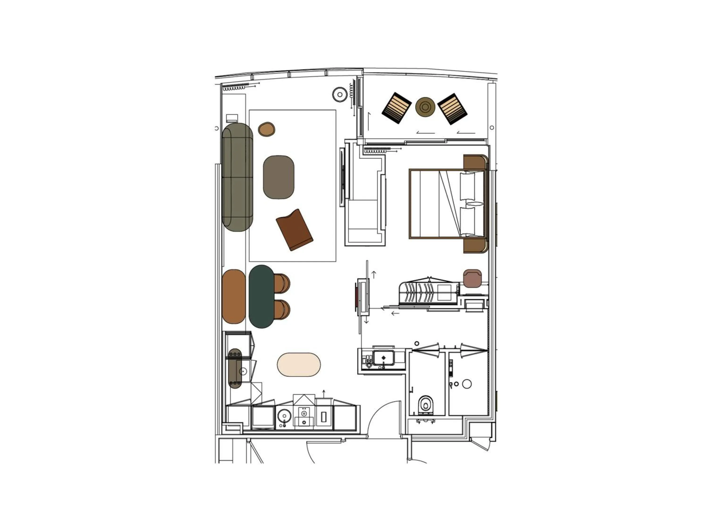 Bedroom in Mondrian Gold Coast