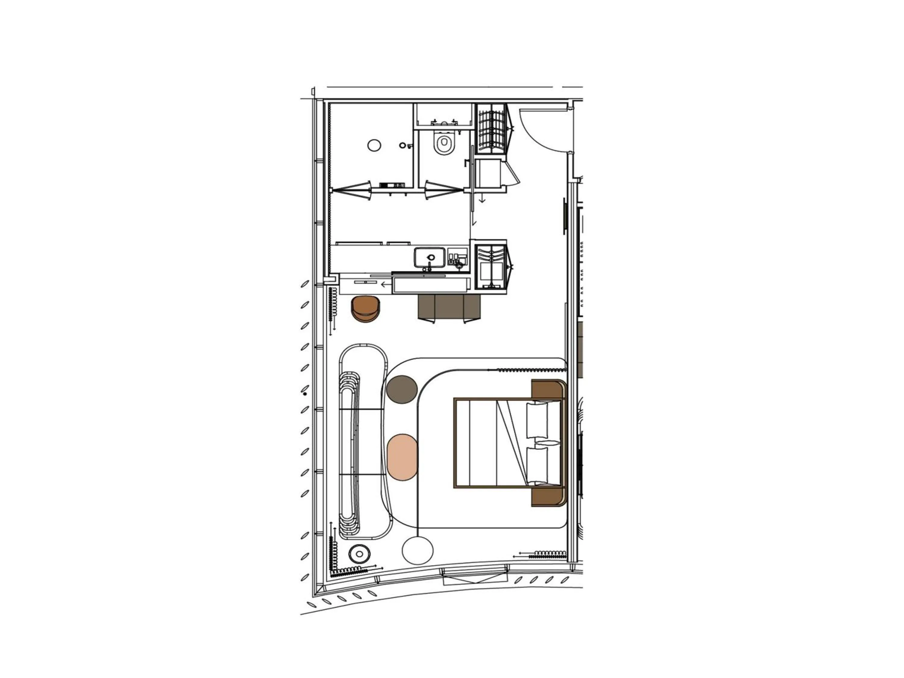 Bedroom in Mondrian Gold Coast