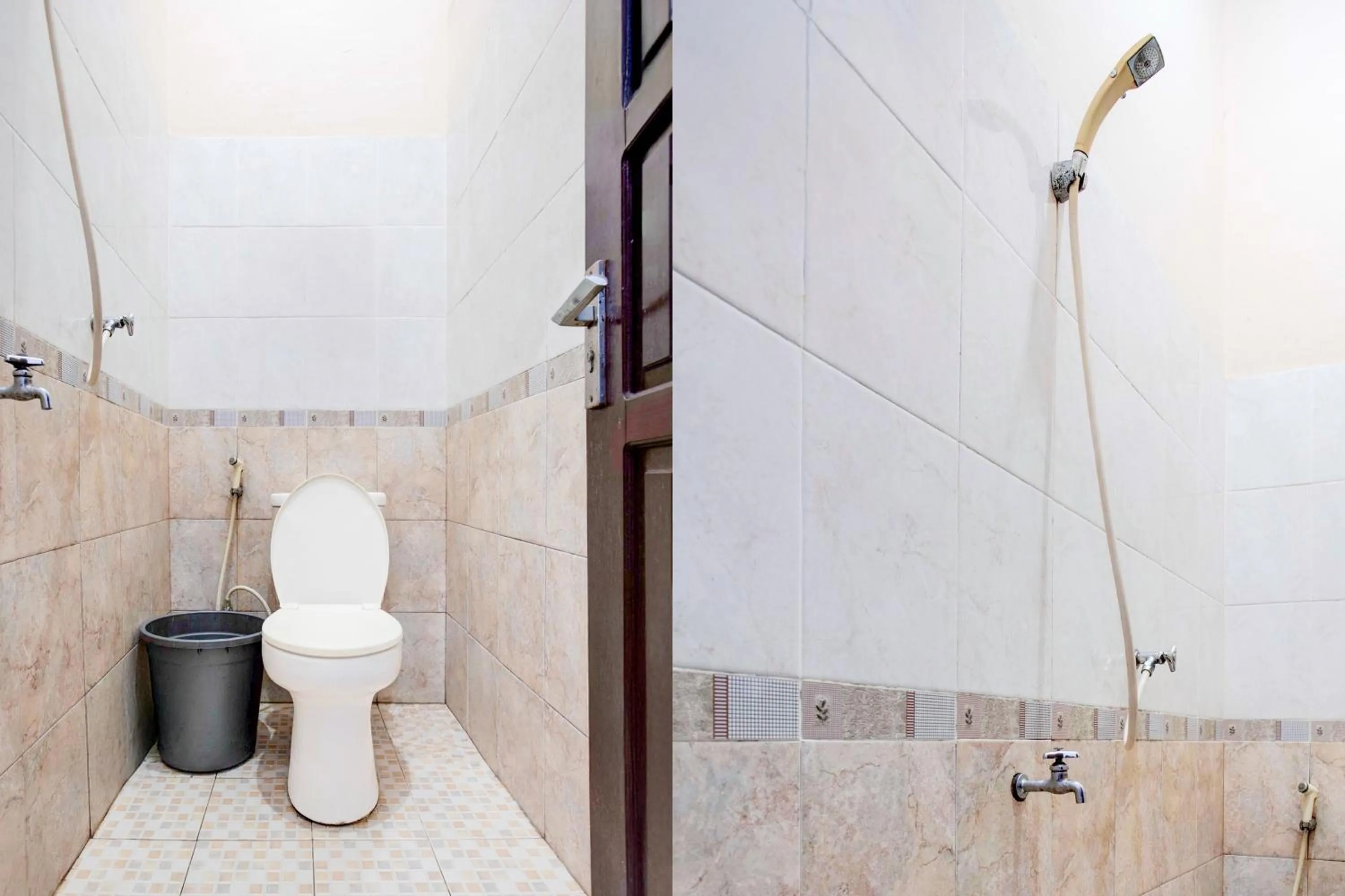 Bathroom in Hotel O Balikpapan near Taman Beruang Madu formerly Palm Cafe Inn