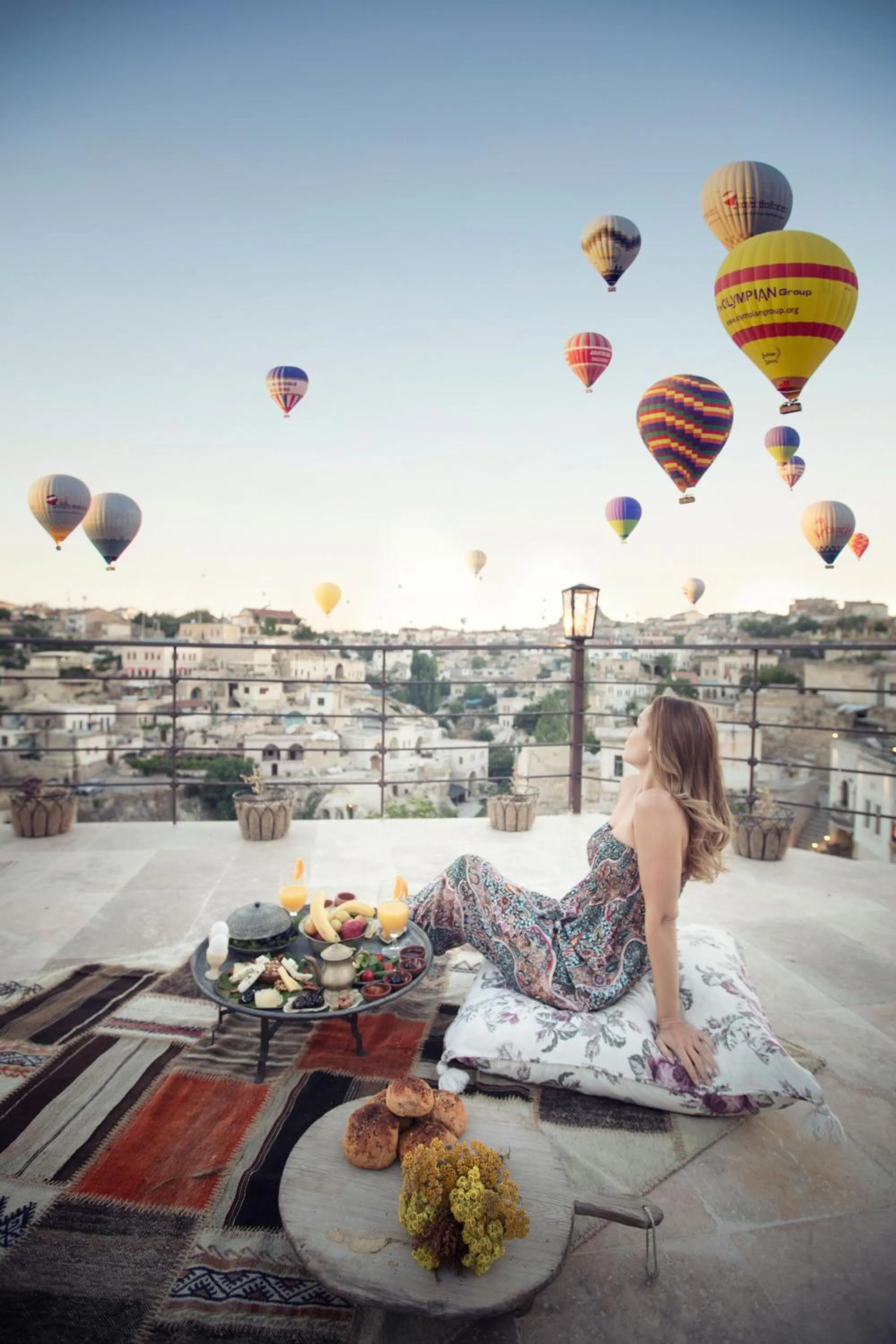 Patio in Elika Cave Suites & Spa