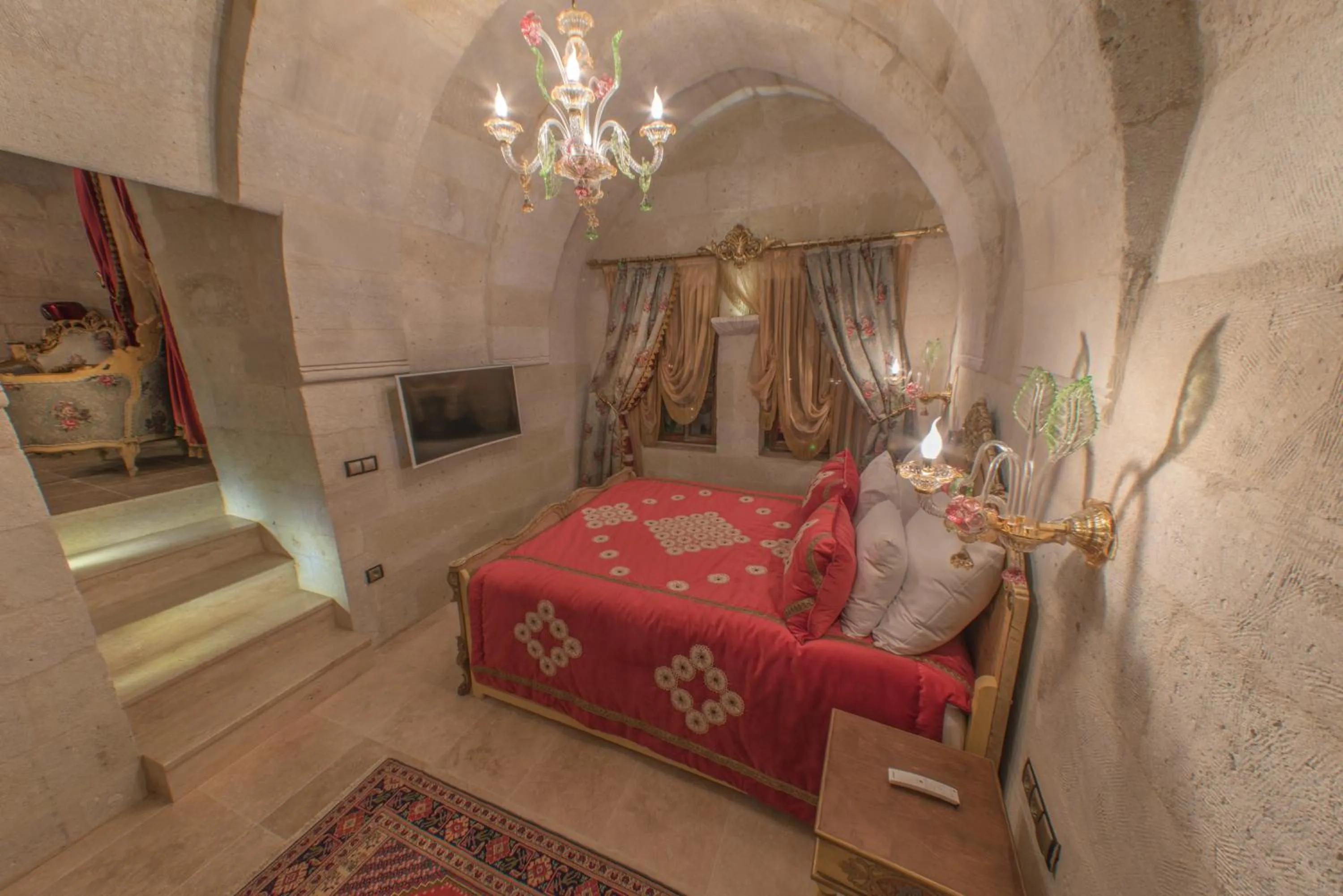 Bedroom in Elika Cave Suites & Spa