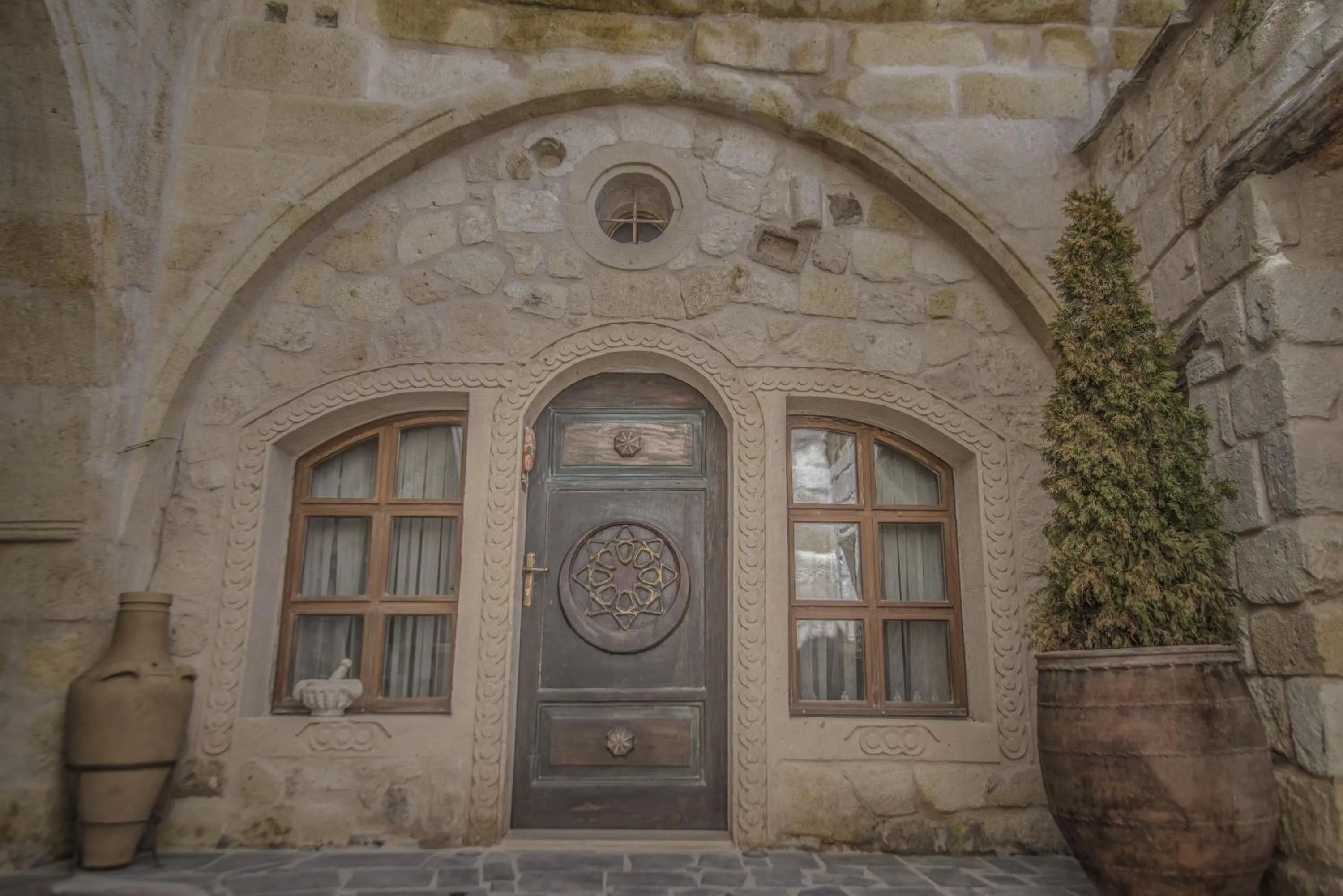 Facade/entrance in Elika Cave Suites & Spa