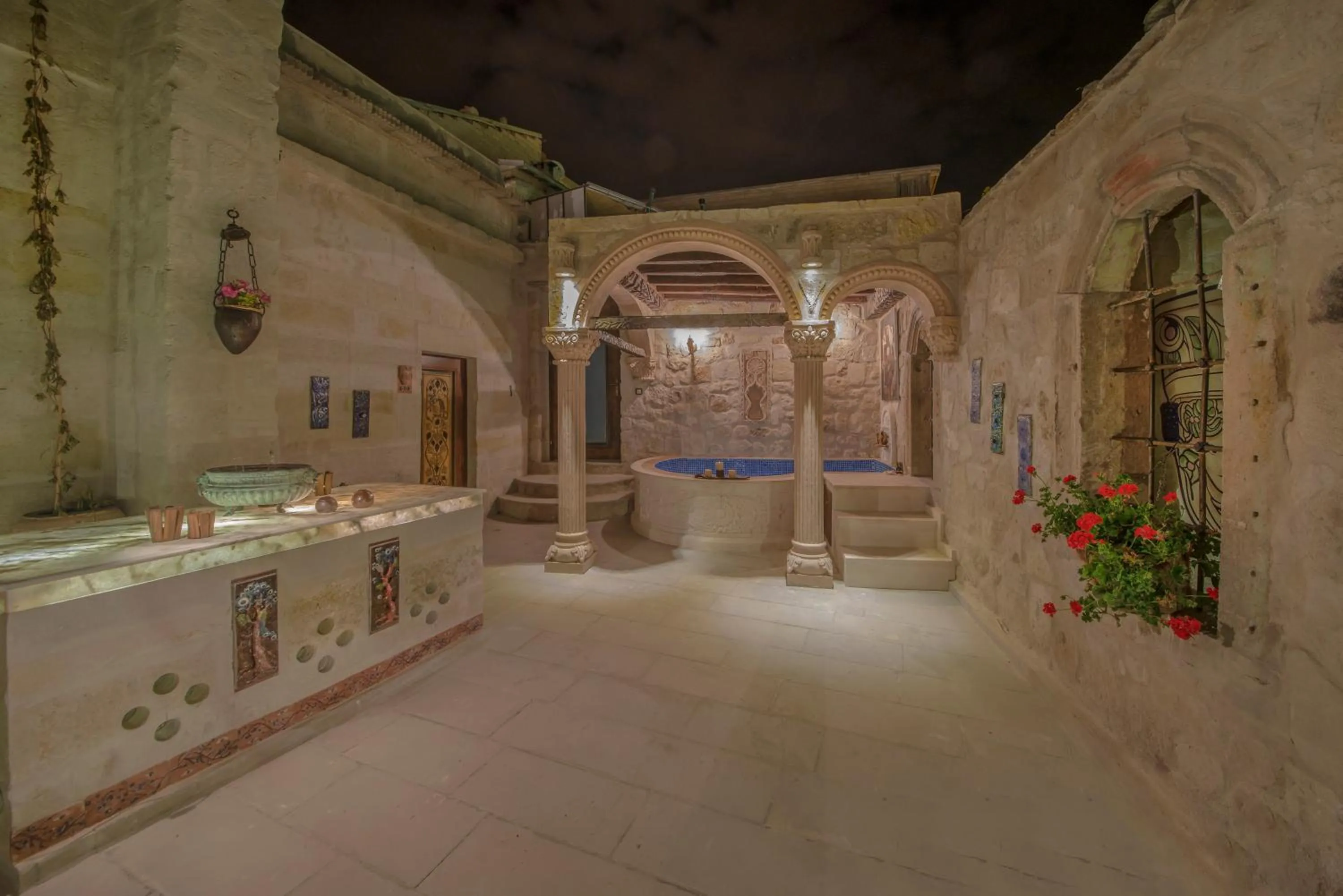 Patio in Elika Cave Suites & Spa