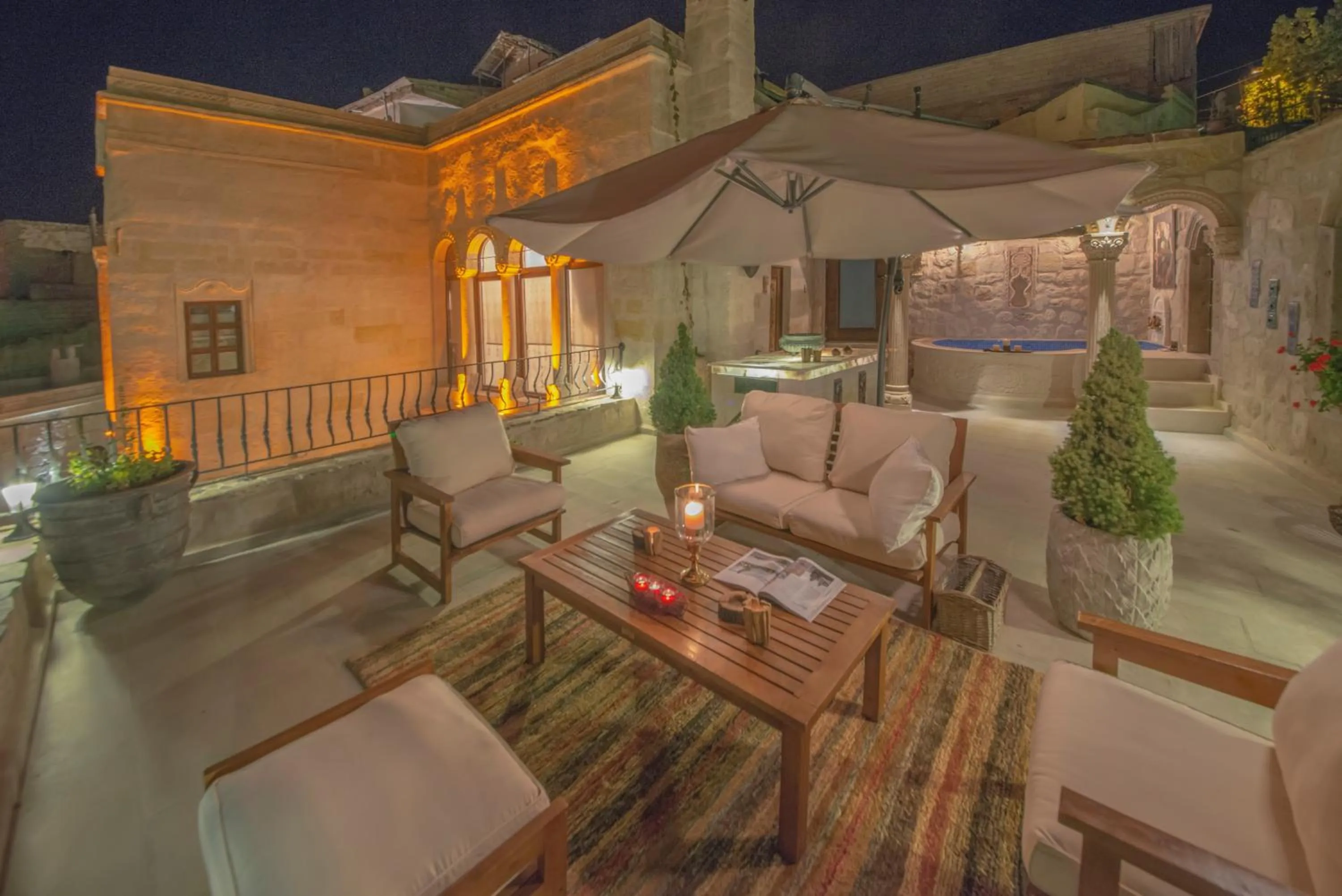 Balcony/Terrace in Elika Cave Suites & Spa