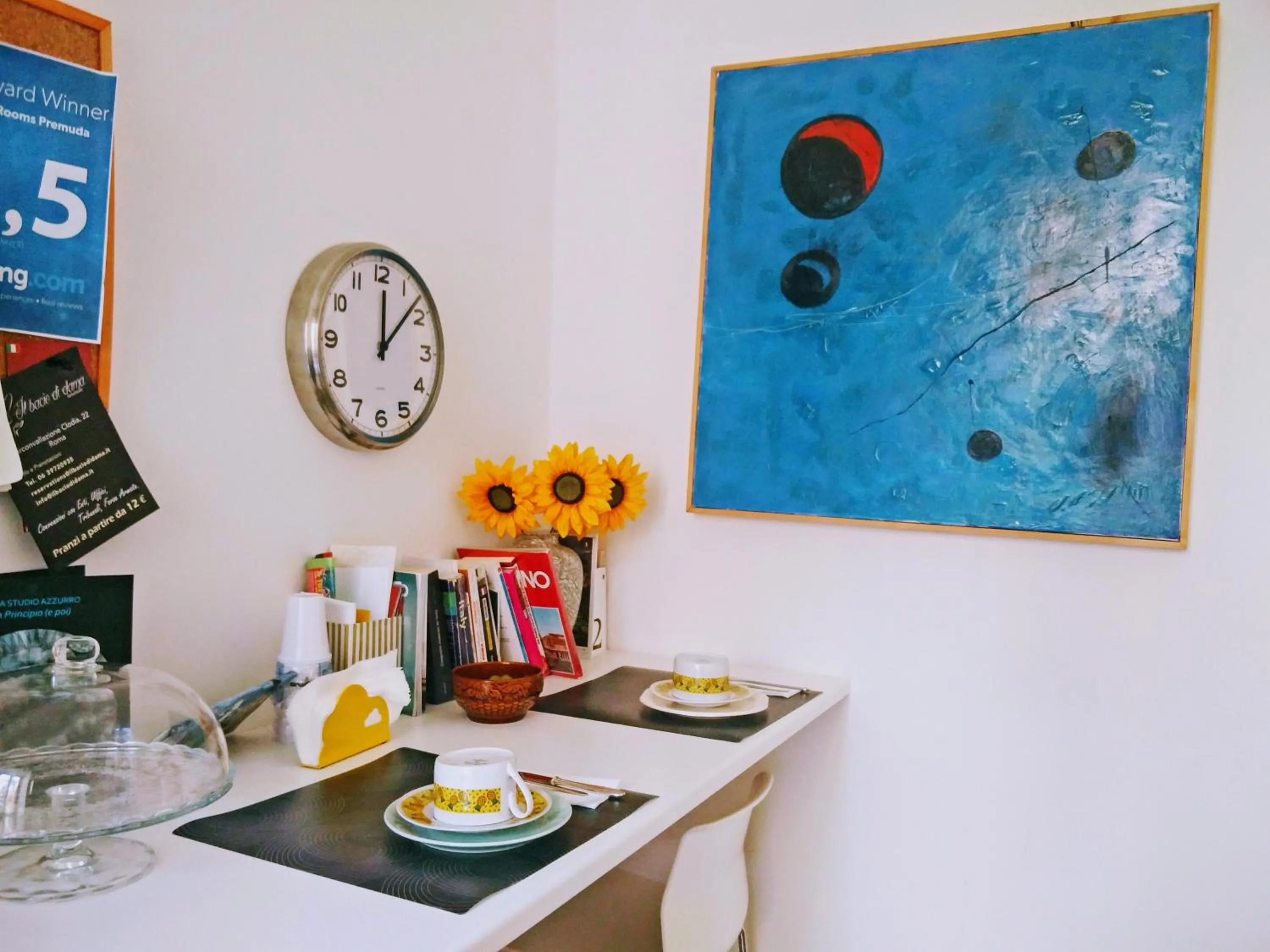 Food and drinks in Rome Center Rooms